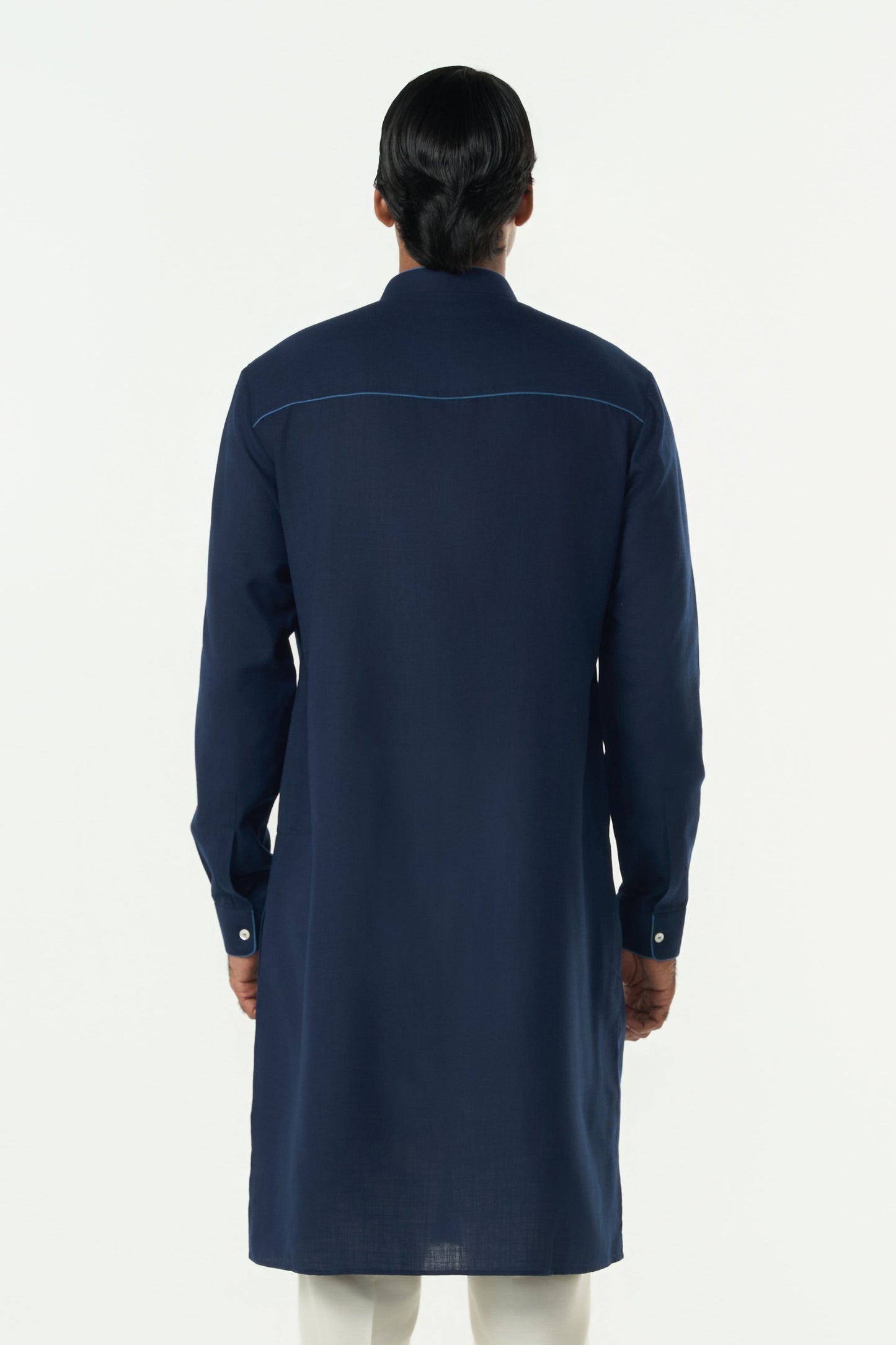 Lume City Kurta - Navy Blue