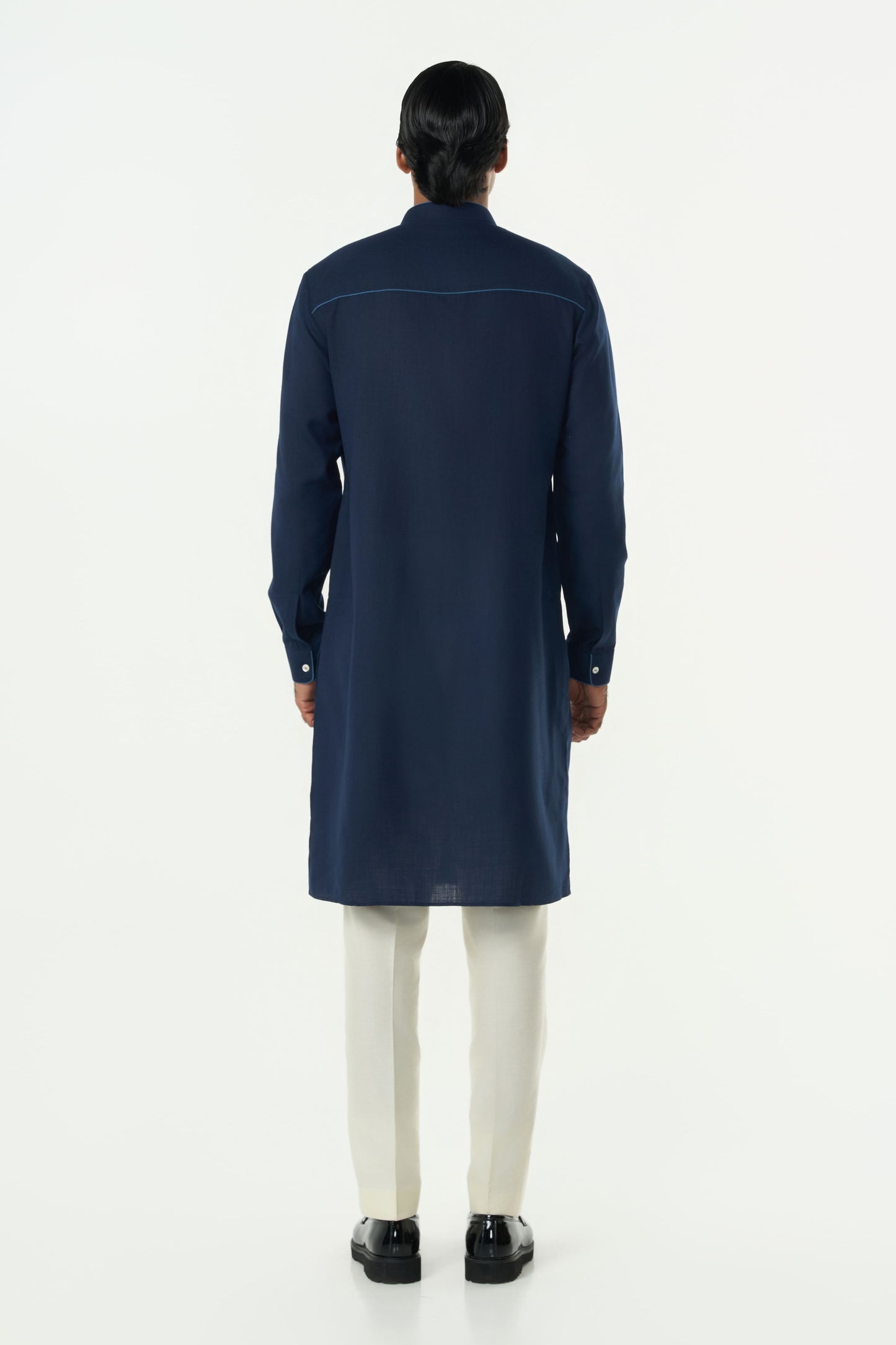 Lume City Kurta - Navy Blue