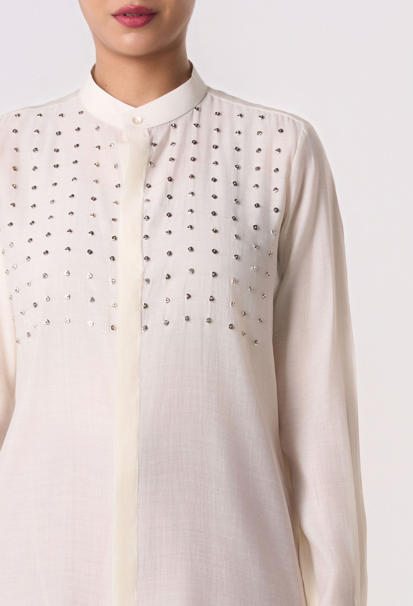 Beaded Node Kurta