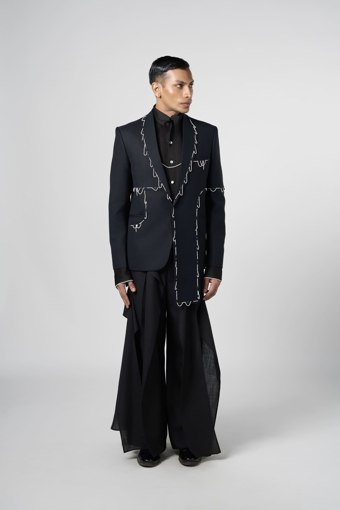 Dazzle Fringe Cut Blazer