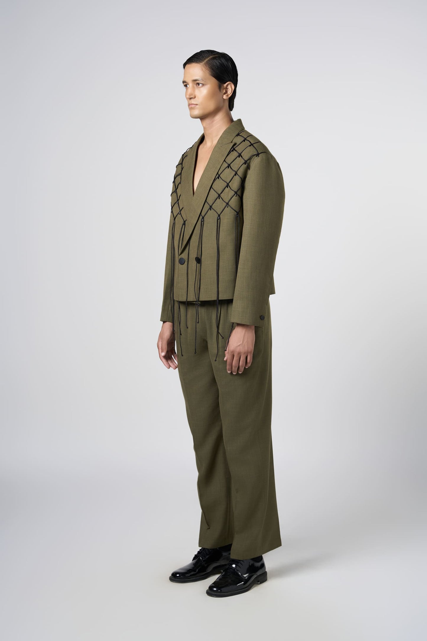 Wire Fenced Crop Blazer