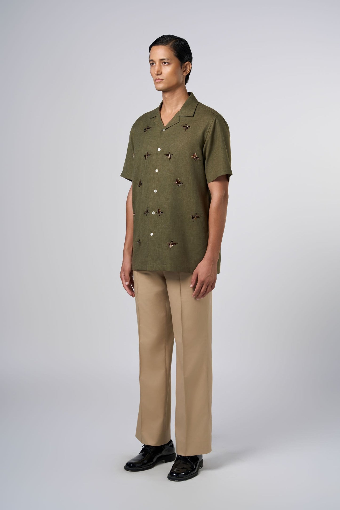Beam Embroidered Resort Shirt