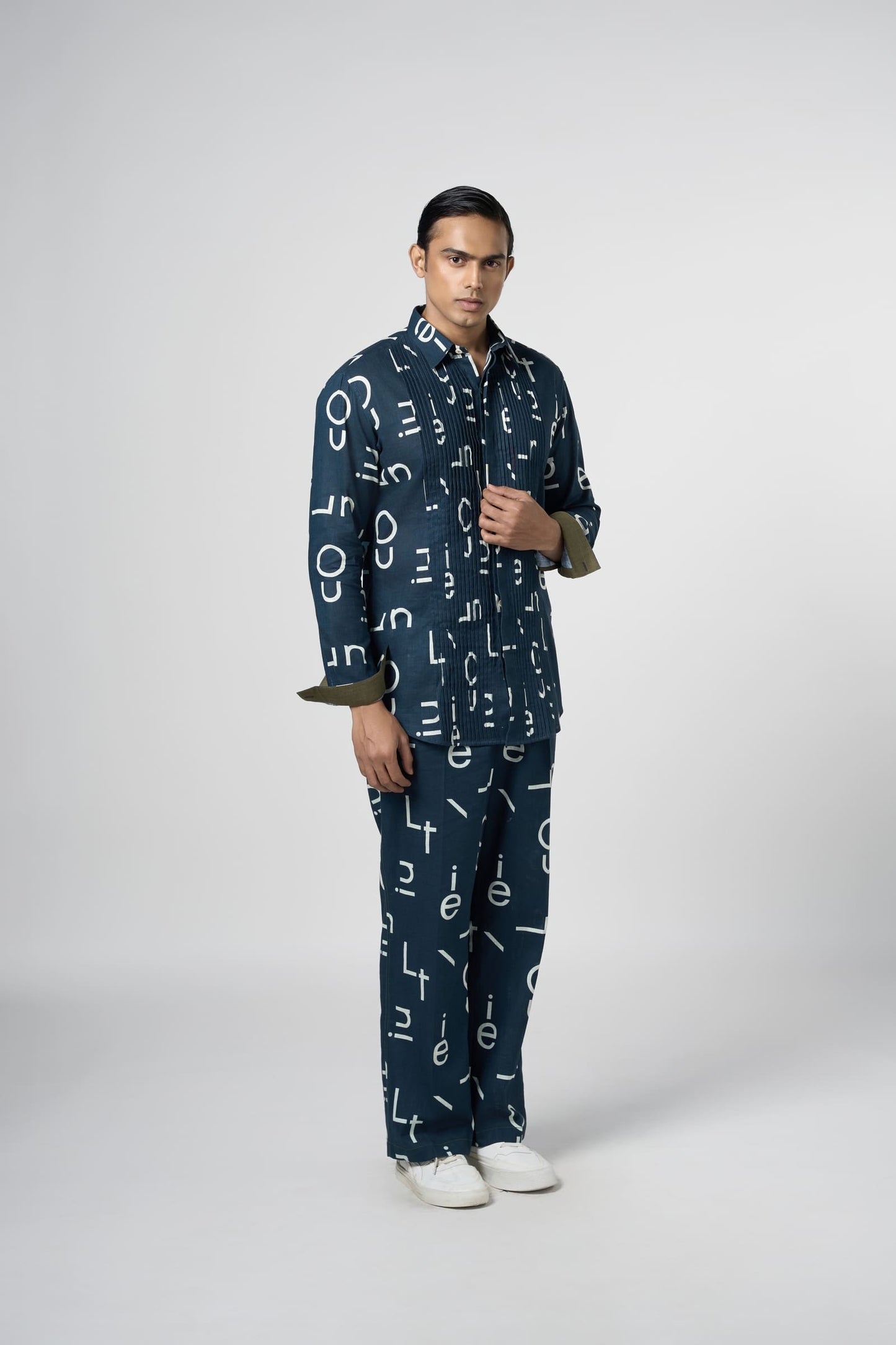 Singature Print Night Shirt