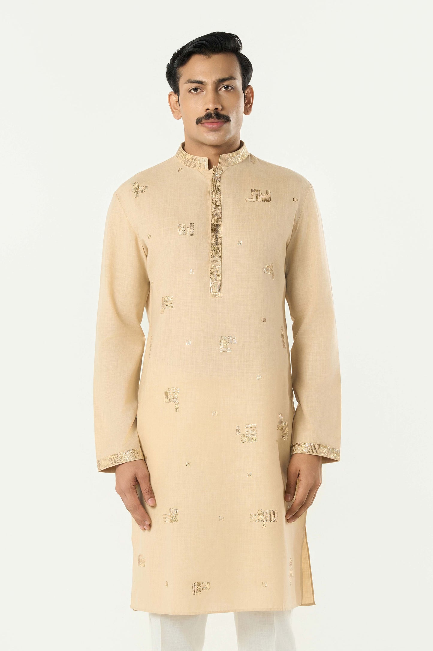 Alluro Kurta - Beige
