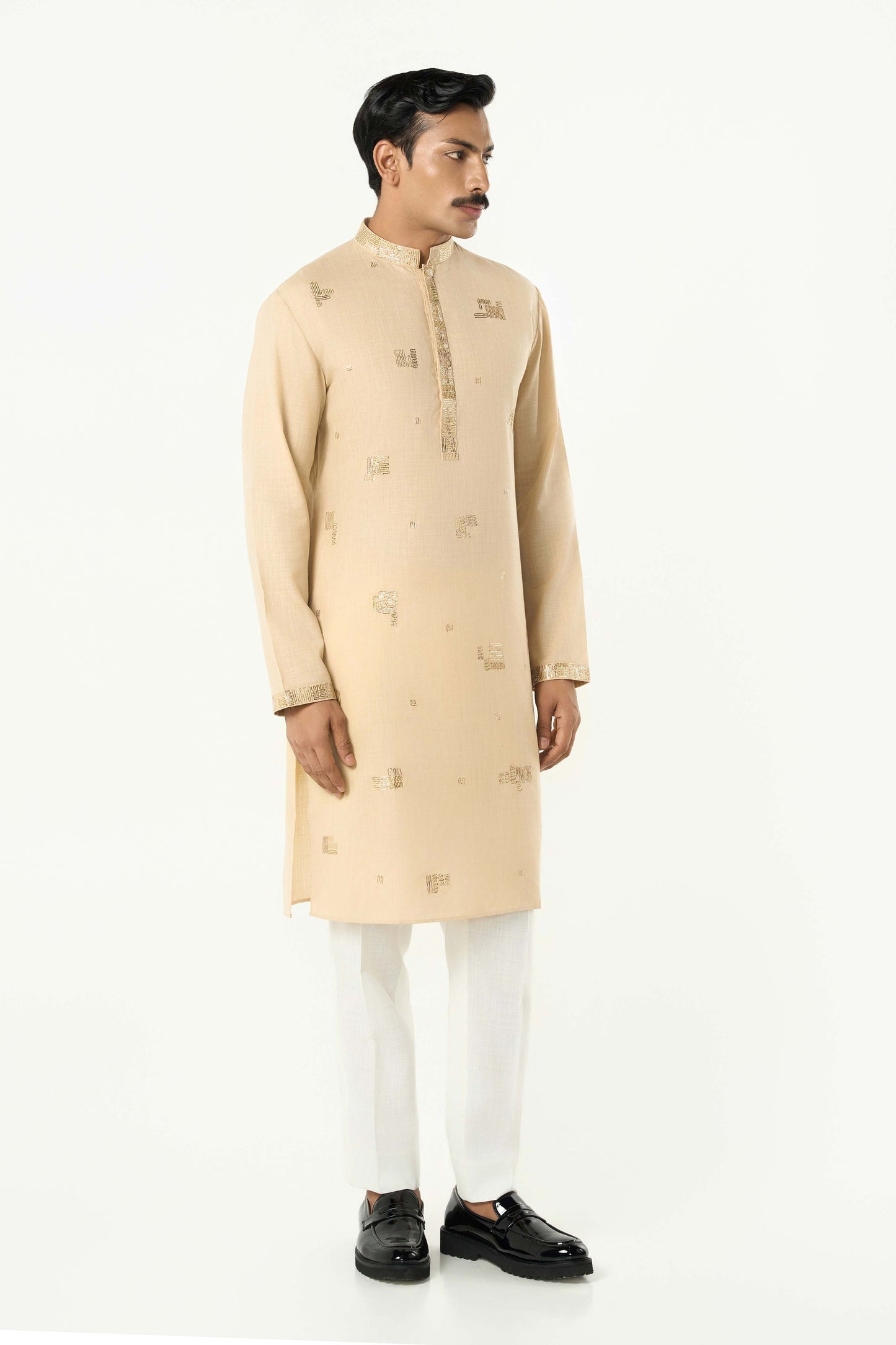 Alluro Kurta - Beige