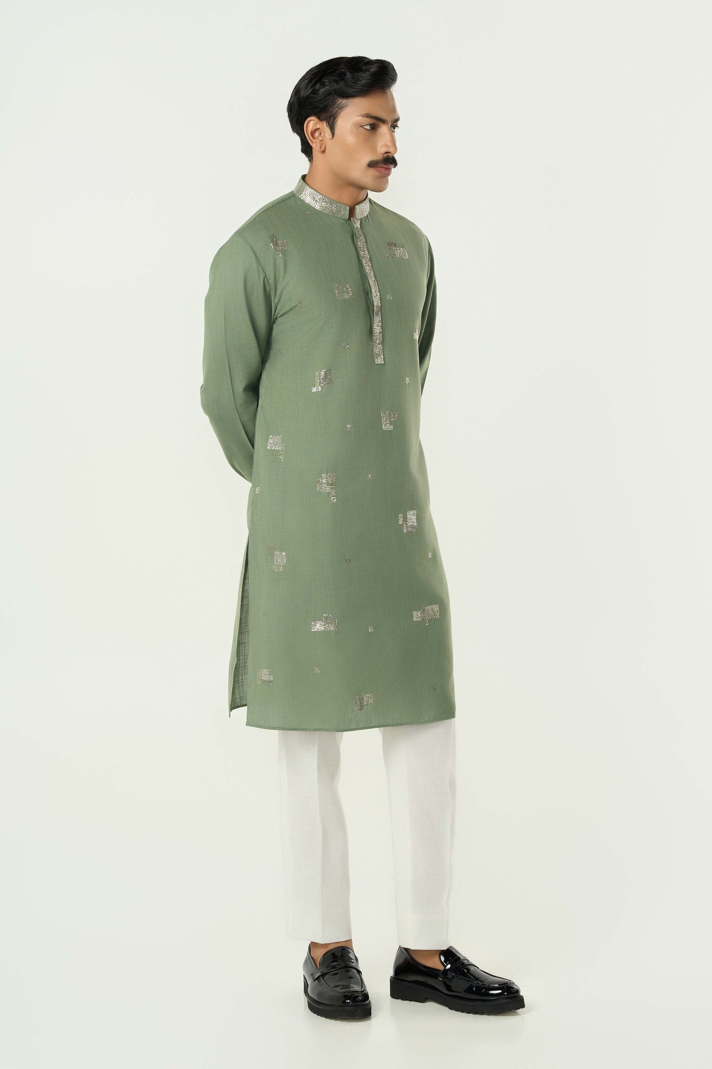 Alluro Kurta - Sage Green