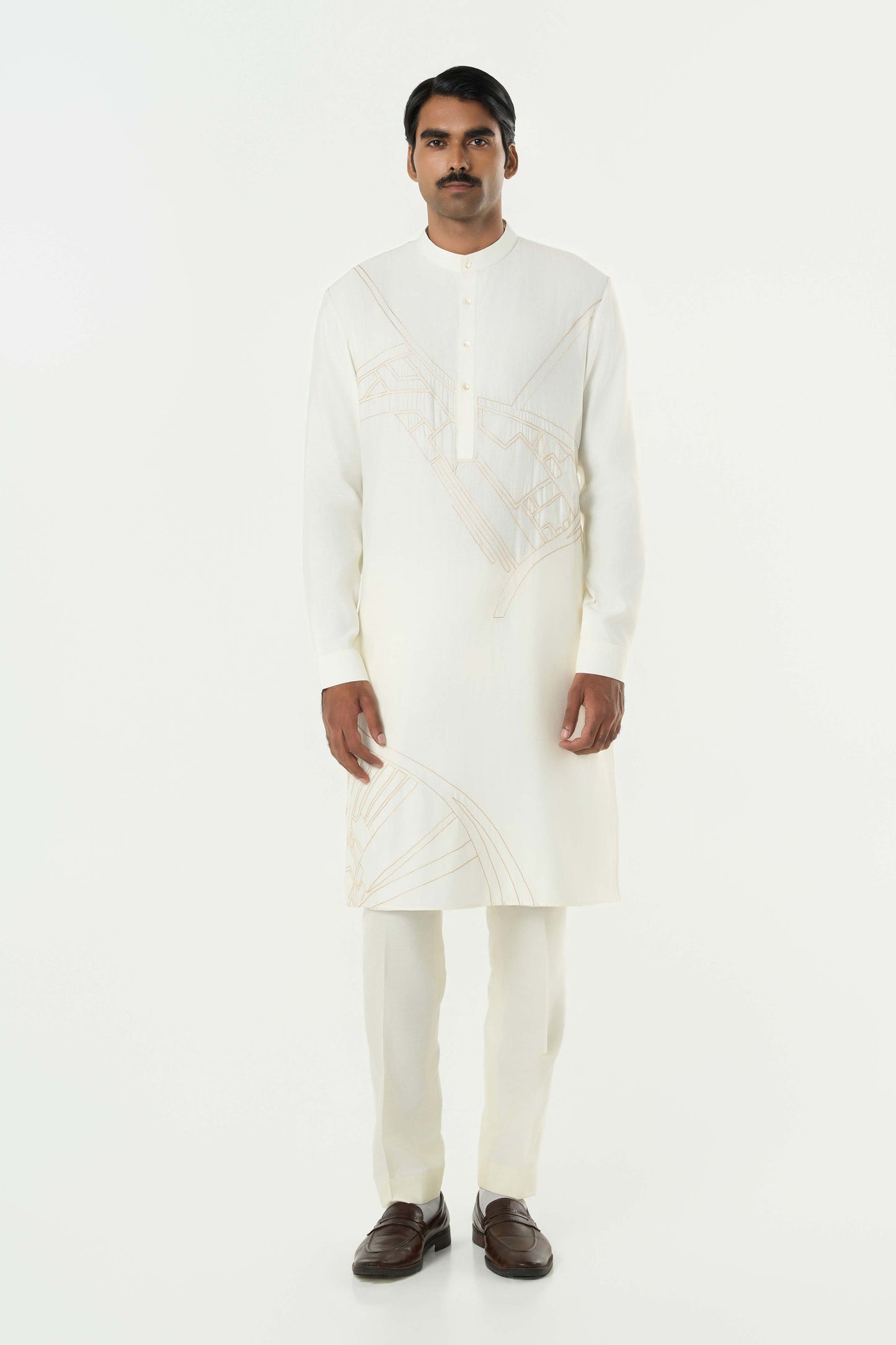 Avenue Kurta - Ivory