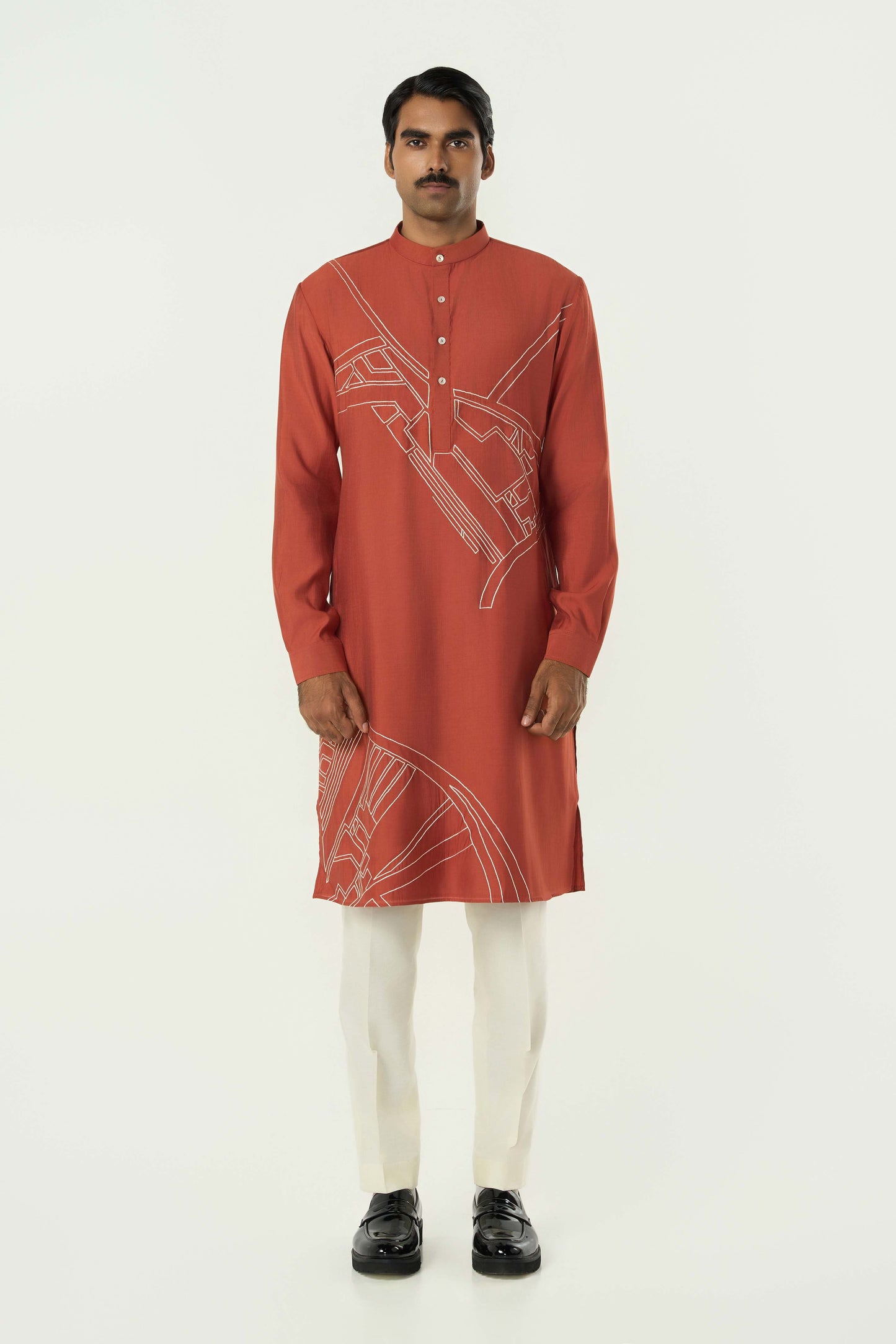 Avenue Kurta - Rust