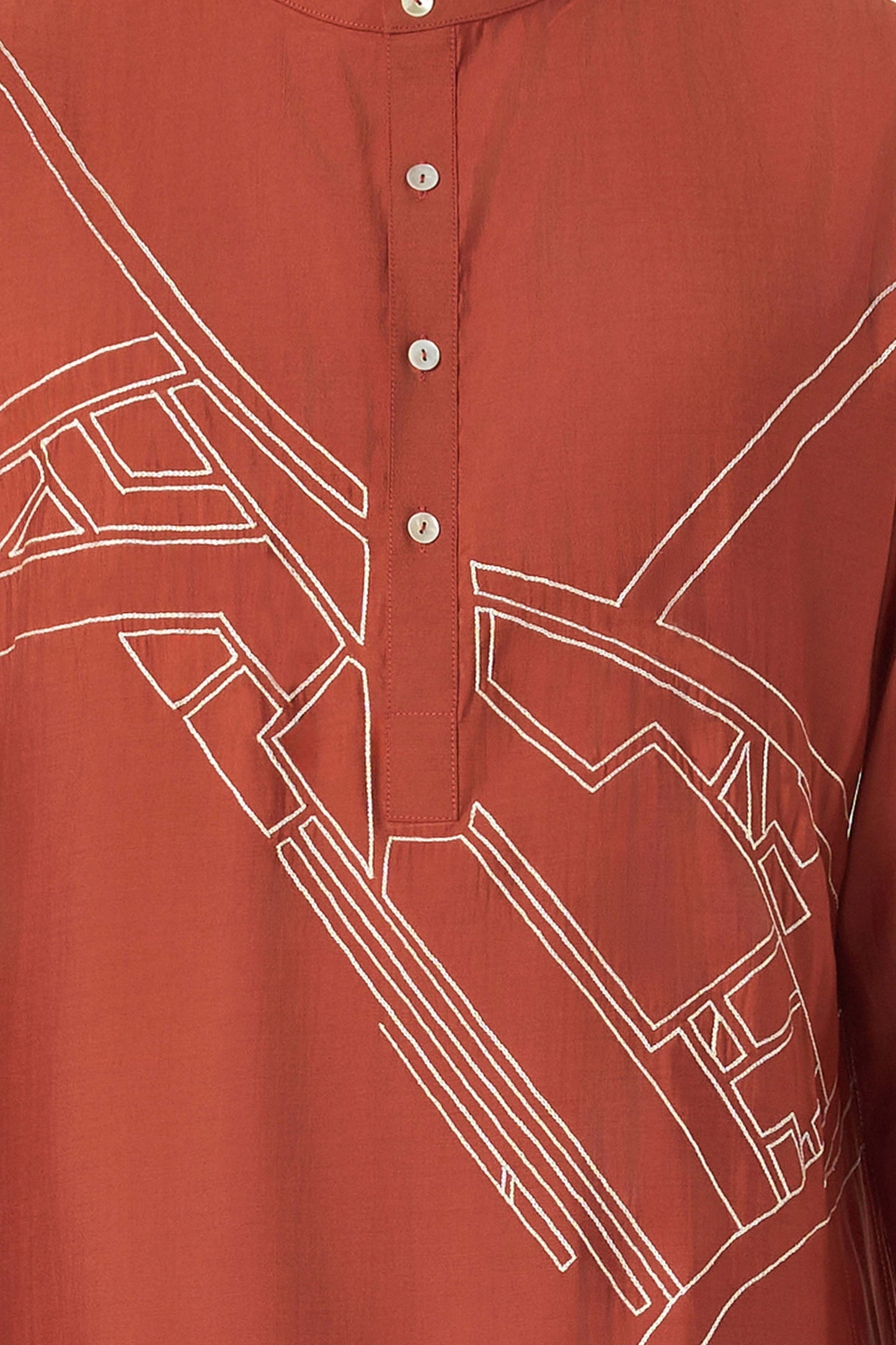 Avenue Kurta - Rust