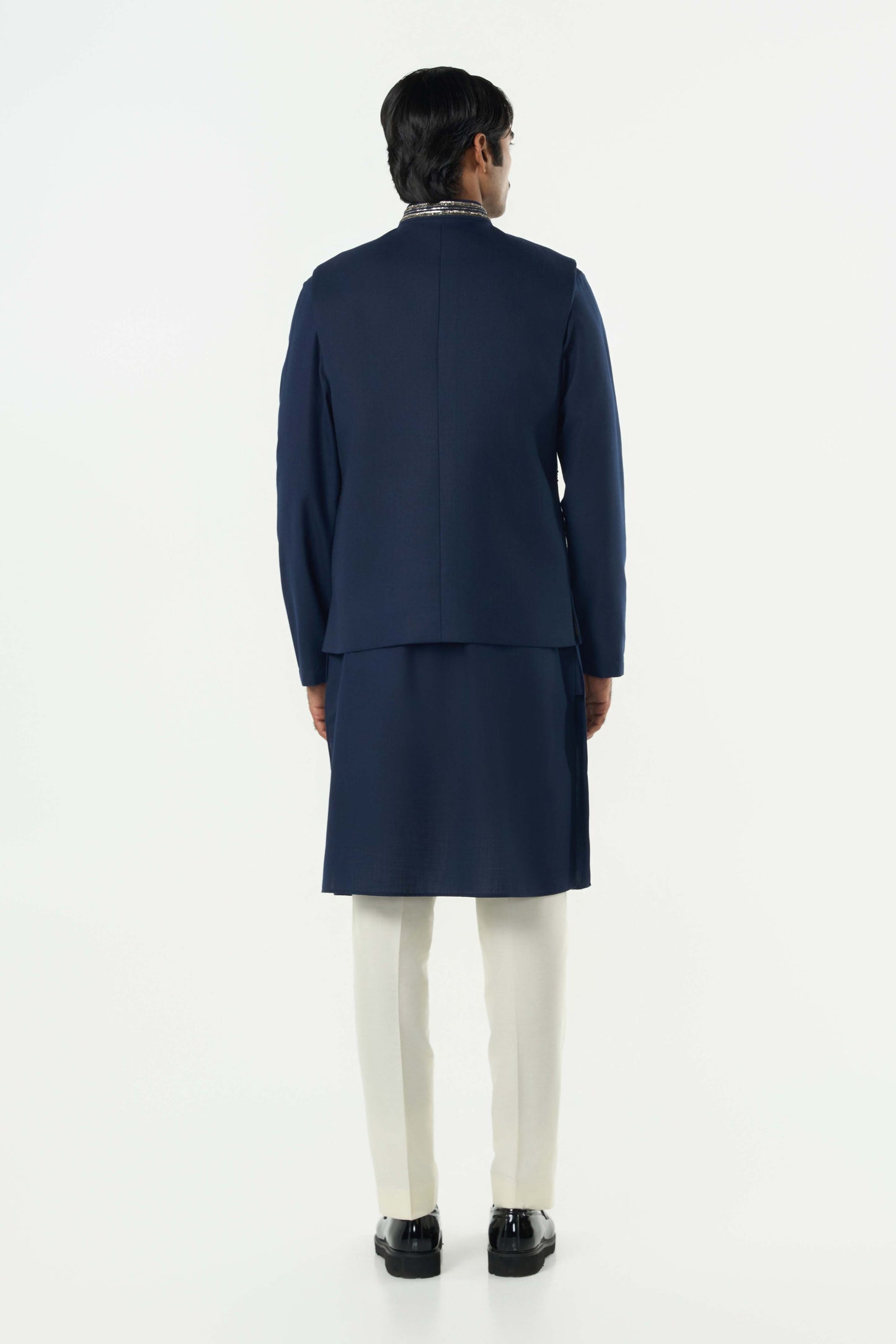 Beam Bandi Jacket Set - Navy Blue