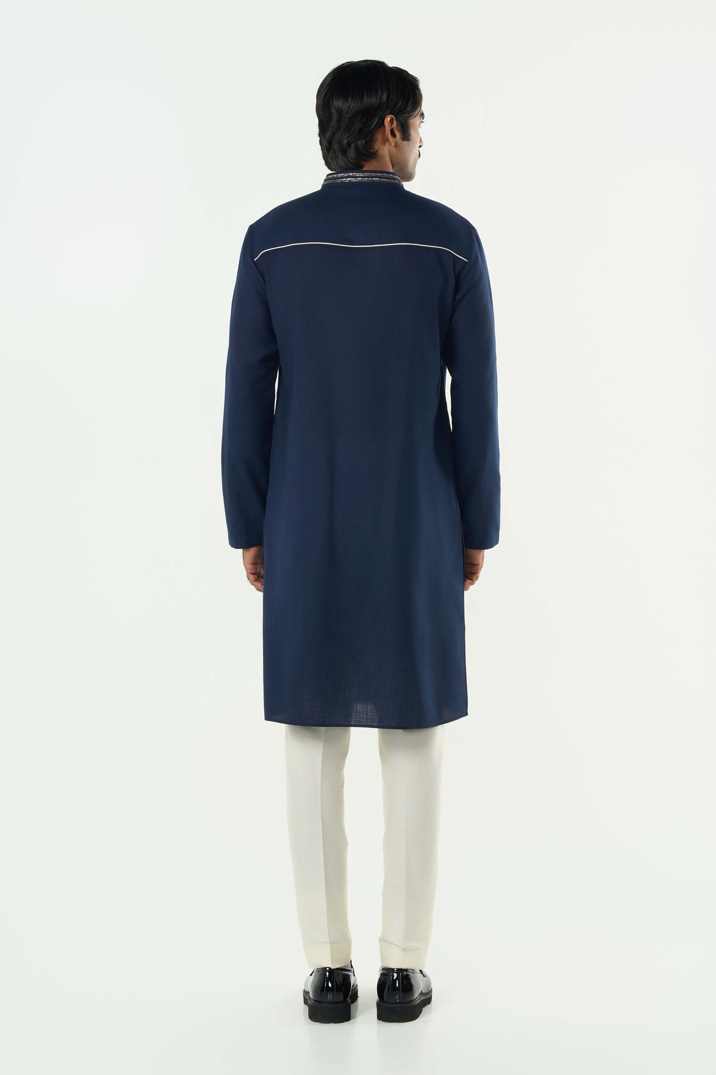Beam Bandi Jacket Set - Navy Blue
