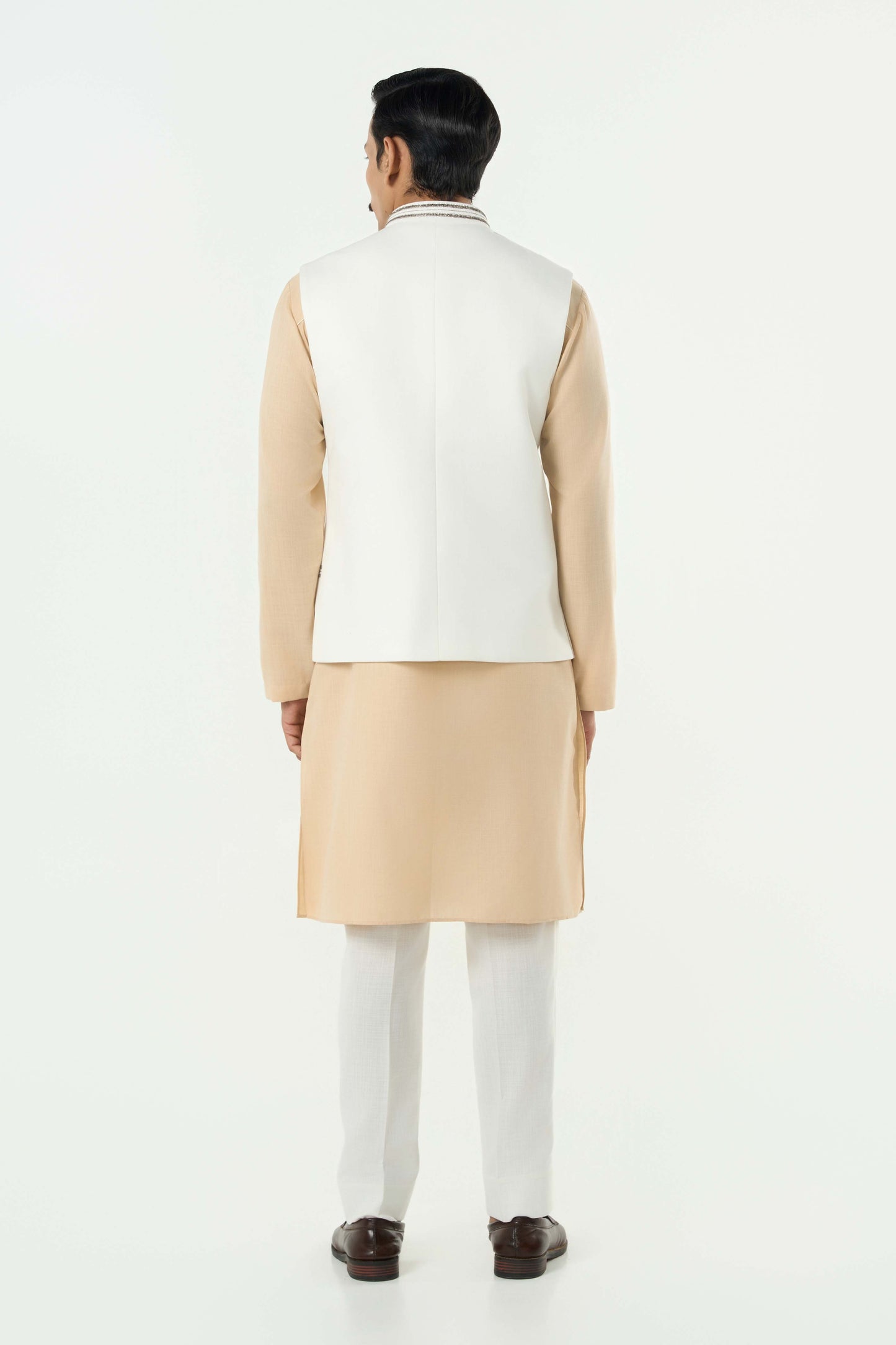 Beam Bandi Jacket Set - Off White