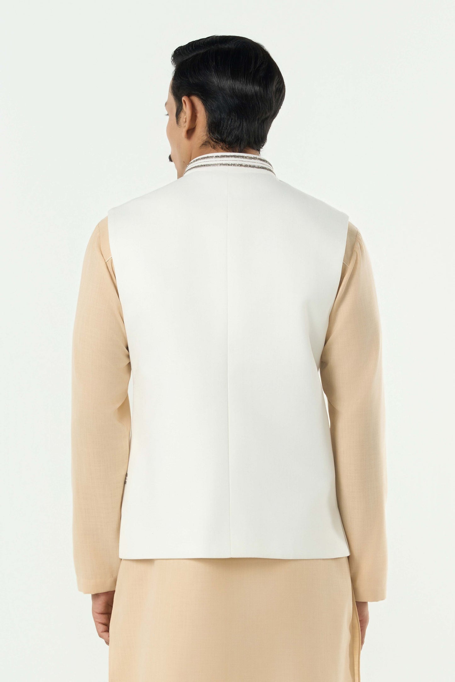 Beam Bandi Jacket Set - Off White