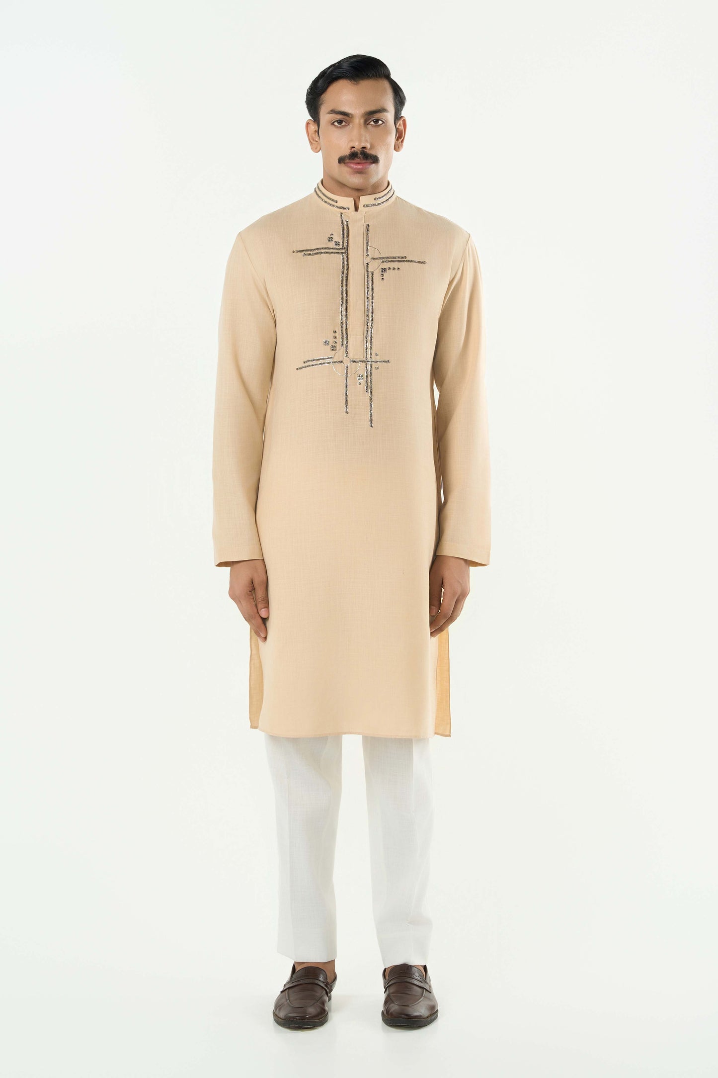 Beam Bandi Jacket Set - Off White