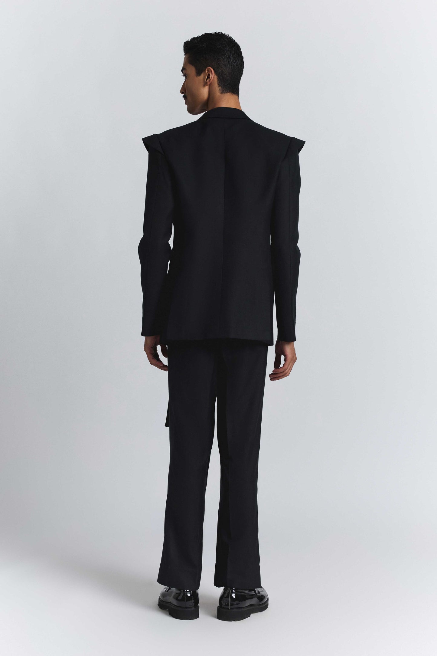 Black Chrome Band Blazer