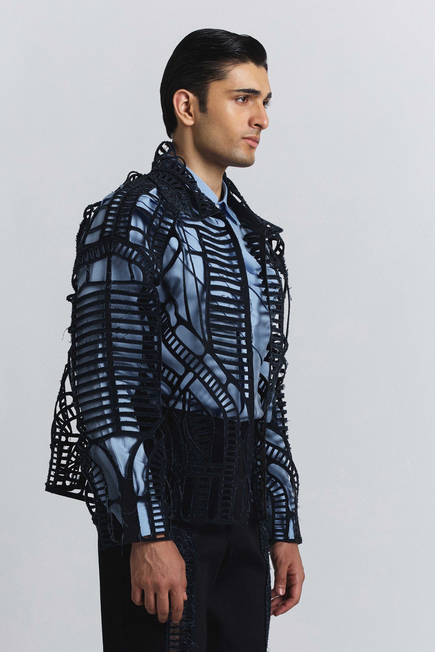 Circuitry Laser-Cut Jacket