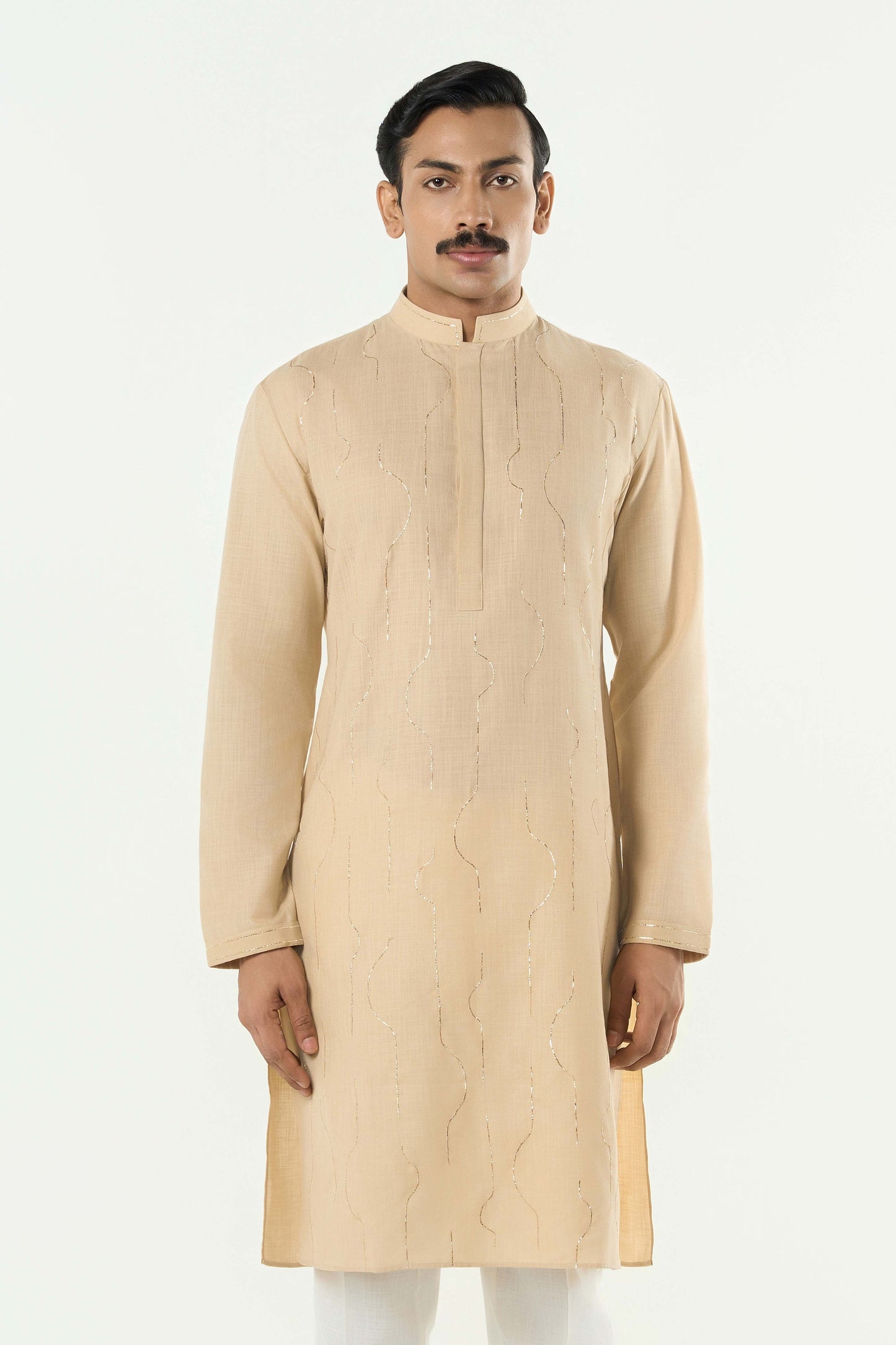 City Pulse Kurta - Beige