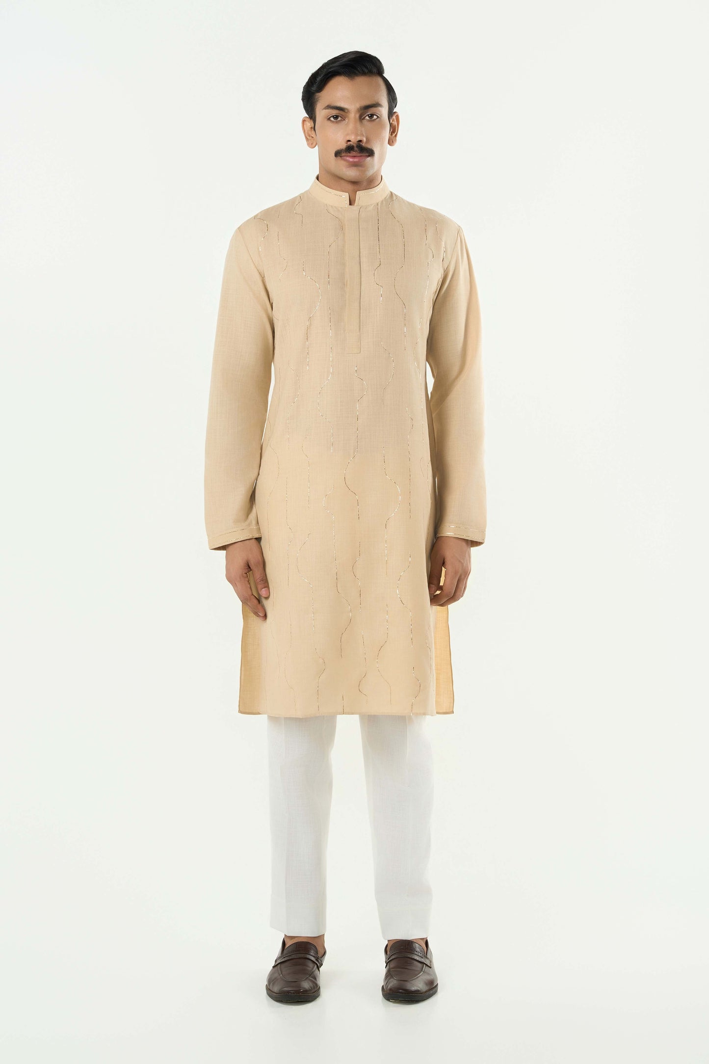 City Pulse Kurta - Beige