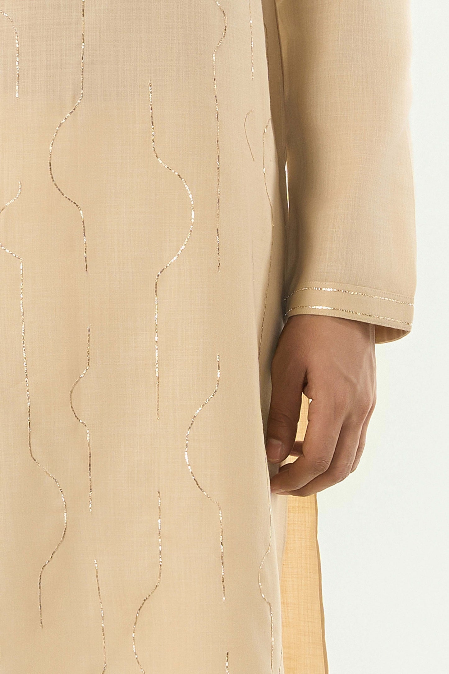 City Pulse Kurta - Beige
