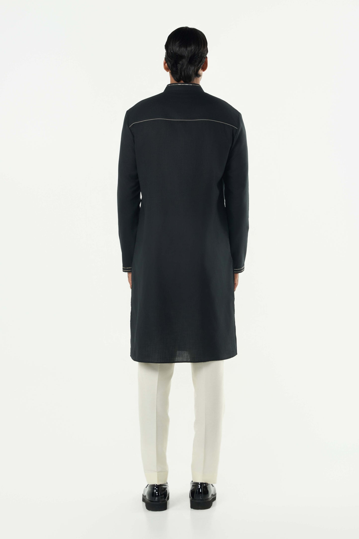 City Pulse Kurta - Black