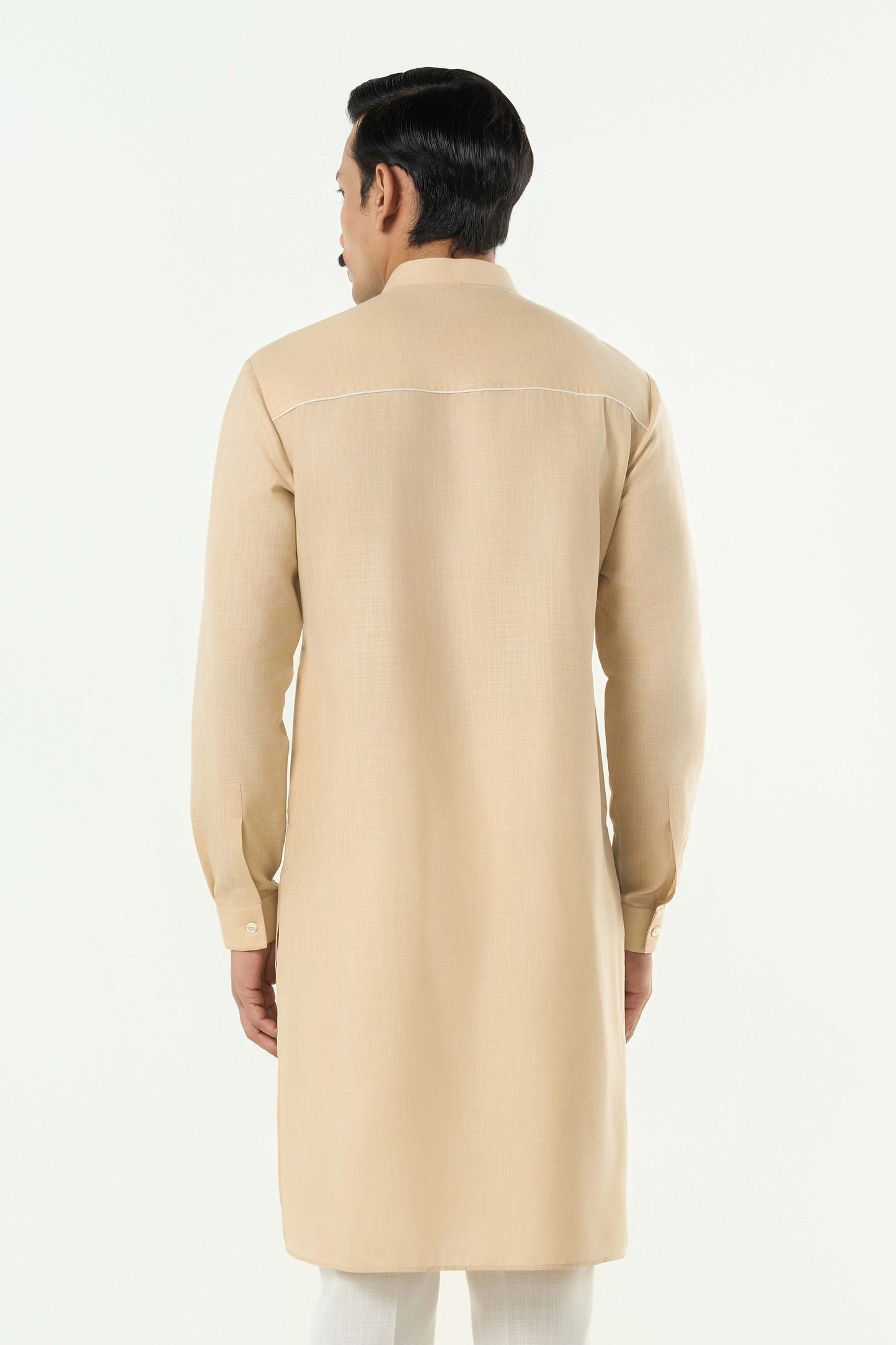 Classic Torrent Kurta - Beige