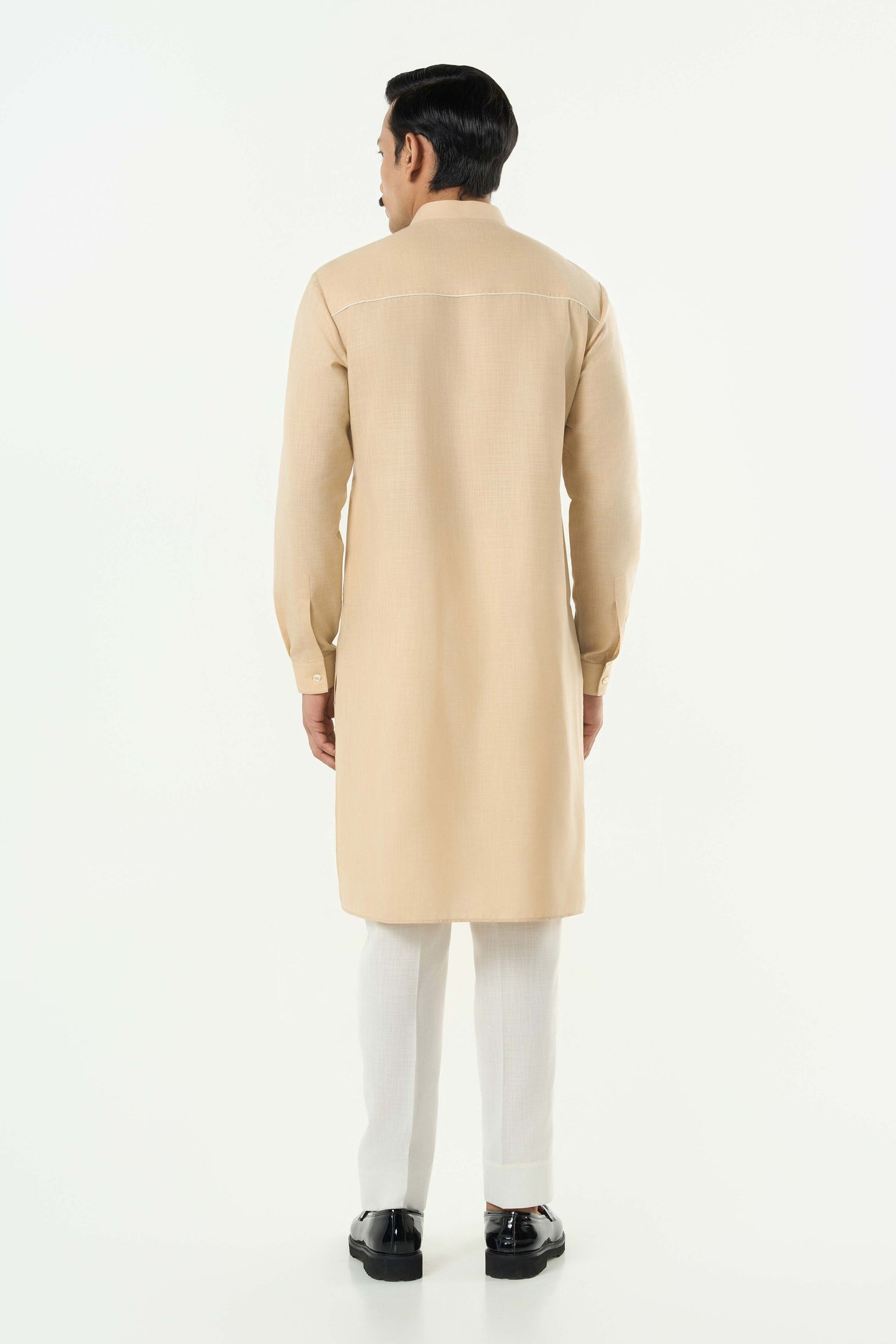 Classic Torrent Kurta - Beige