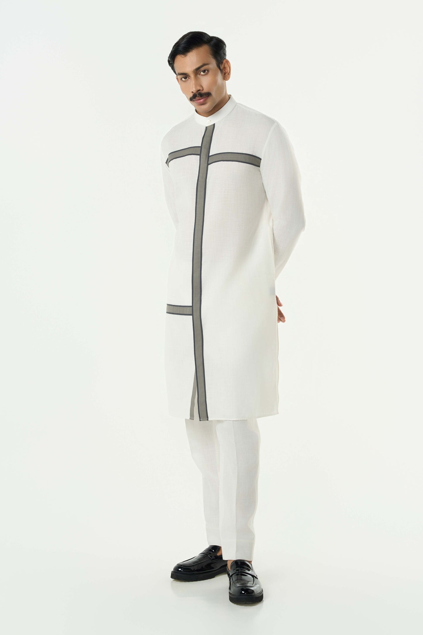 Crossbeam Kurta- Off White