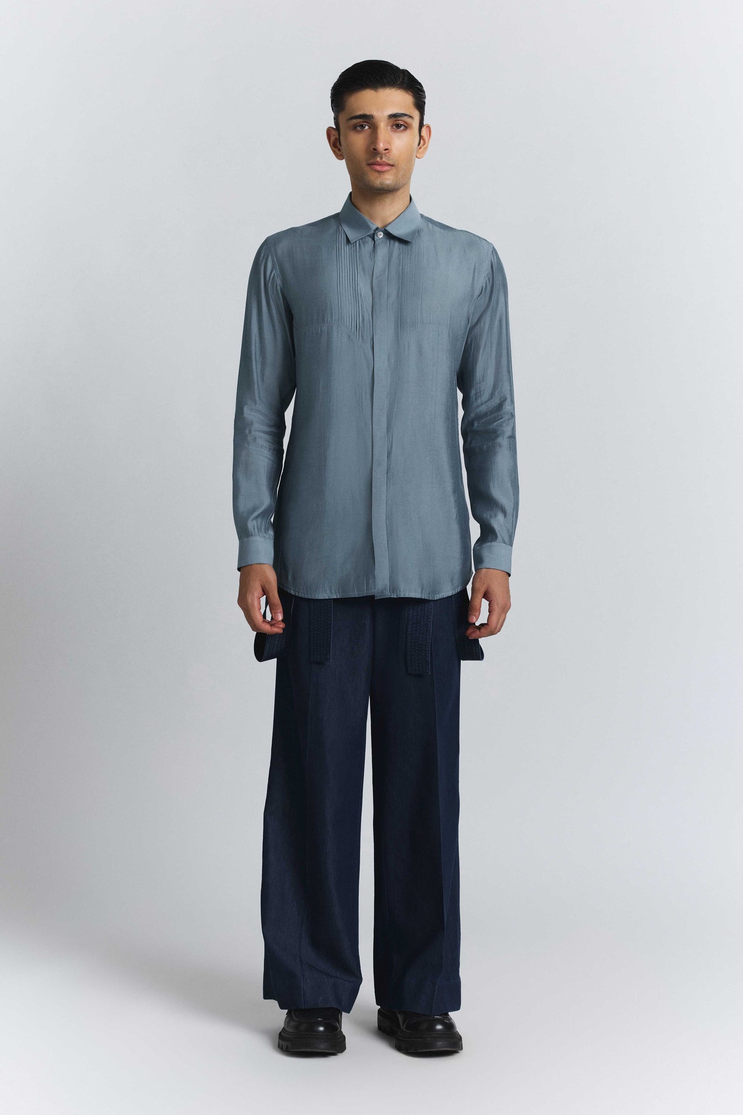 Essentialist Pintuck Shirt