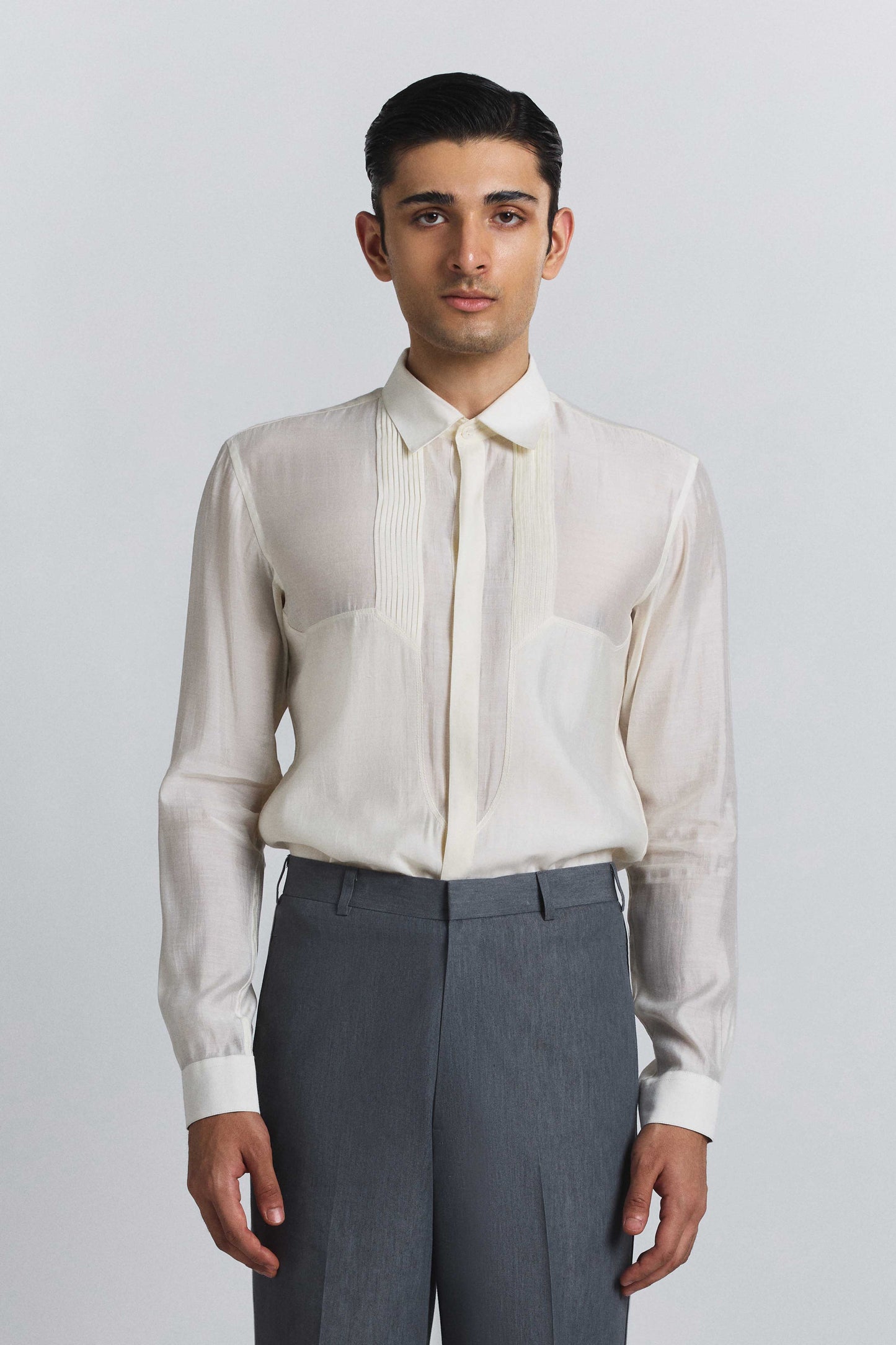 Essentialist Pintuck Shirt