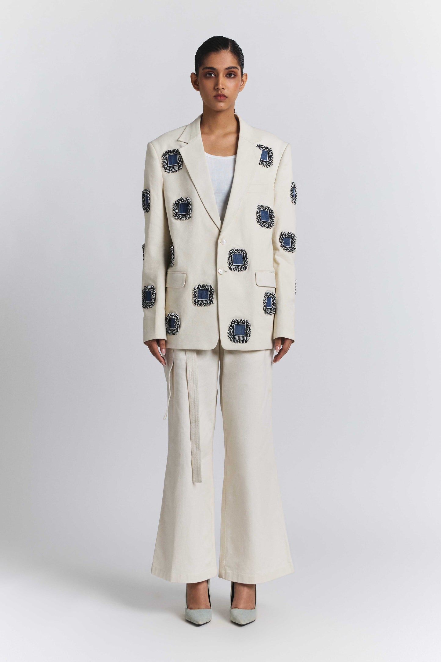 Glintcore Denim Blazer