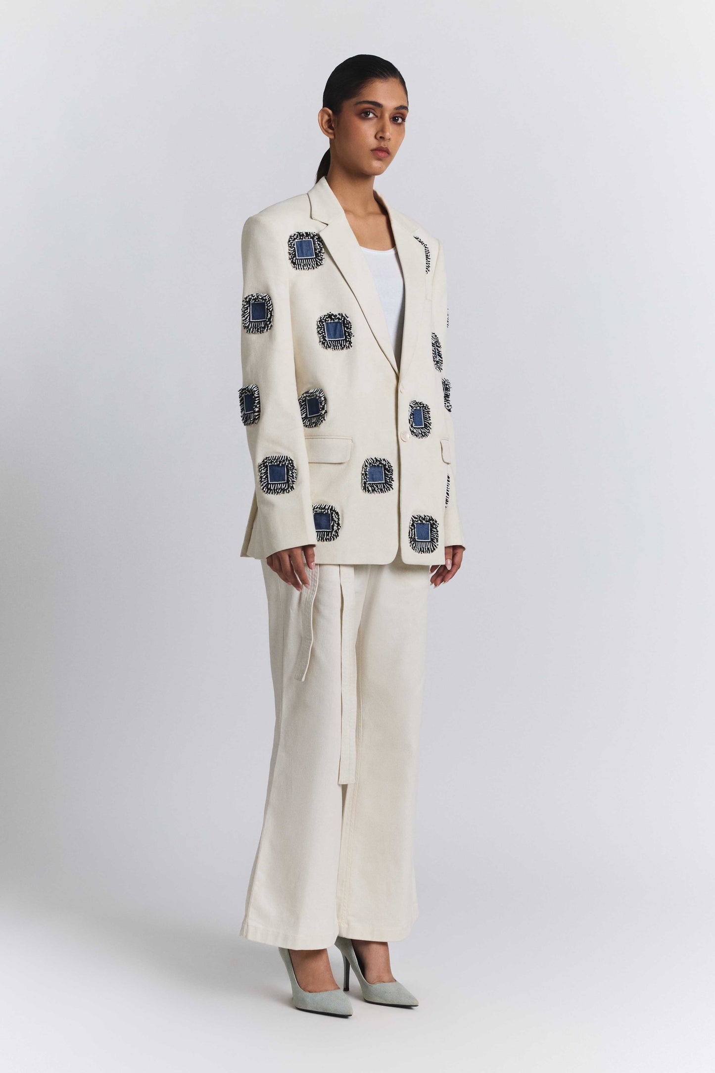 Glintcore Denim Blazer