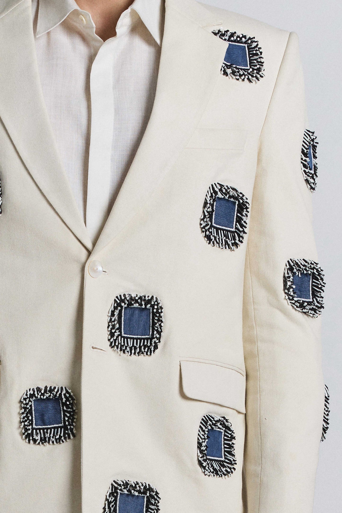Glintcore Denim Blazer