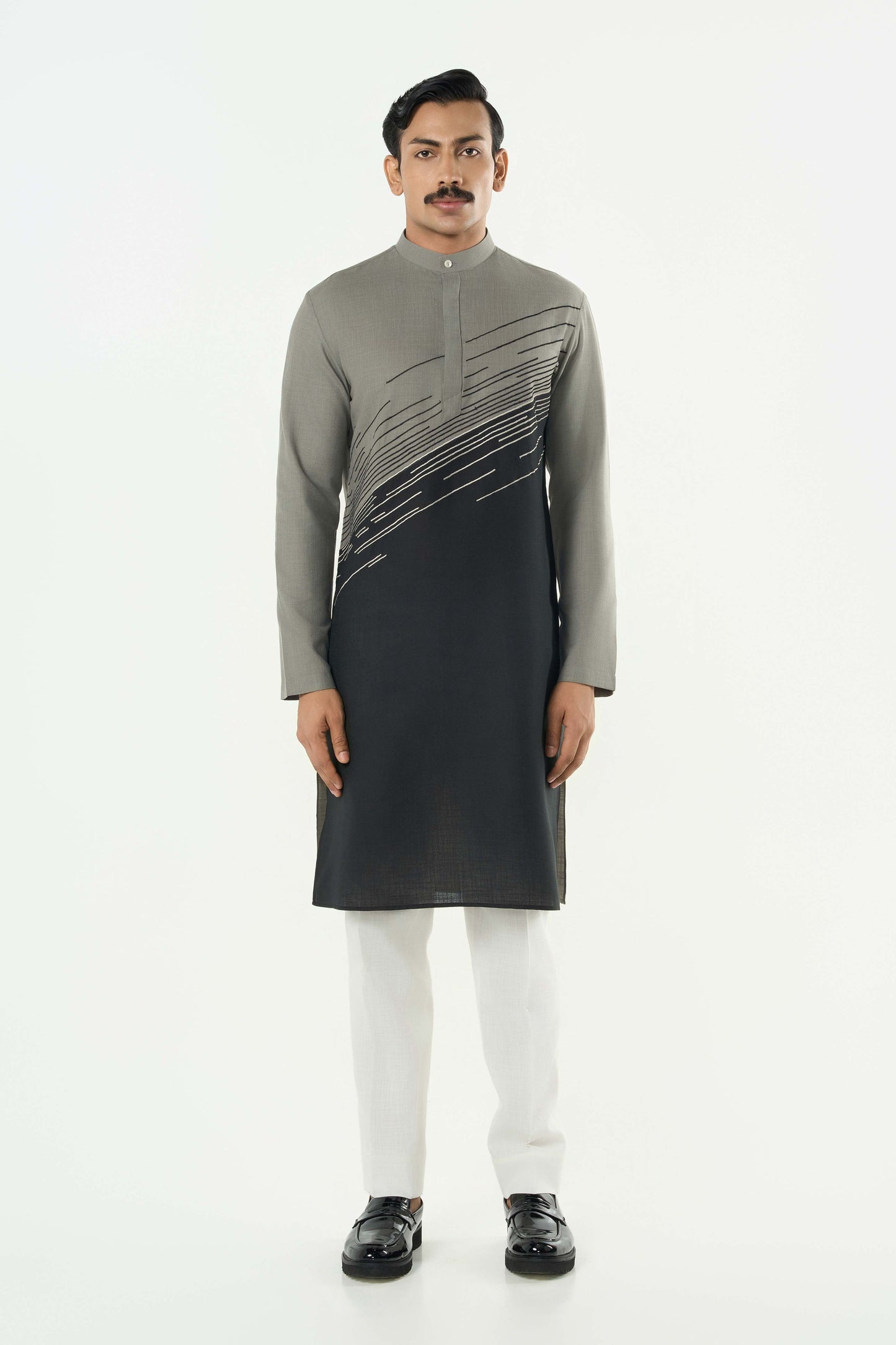 Hyperdrive Kurta - Grey