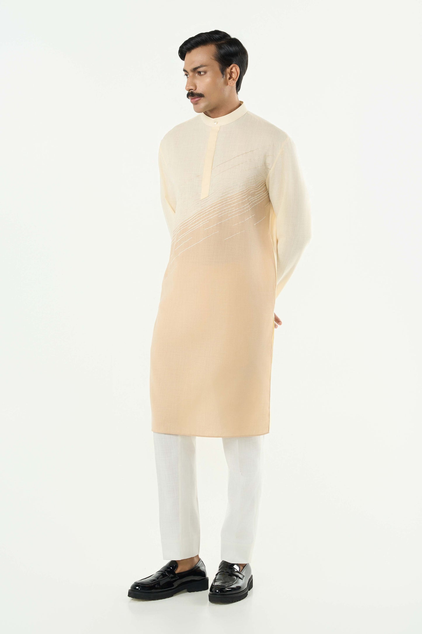 Hyperdrive Kurta - Ivory