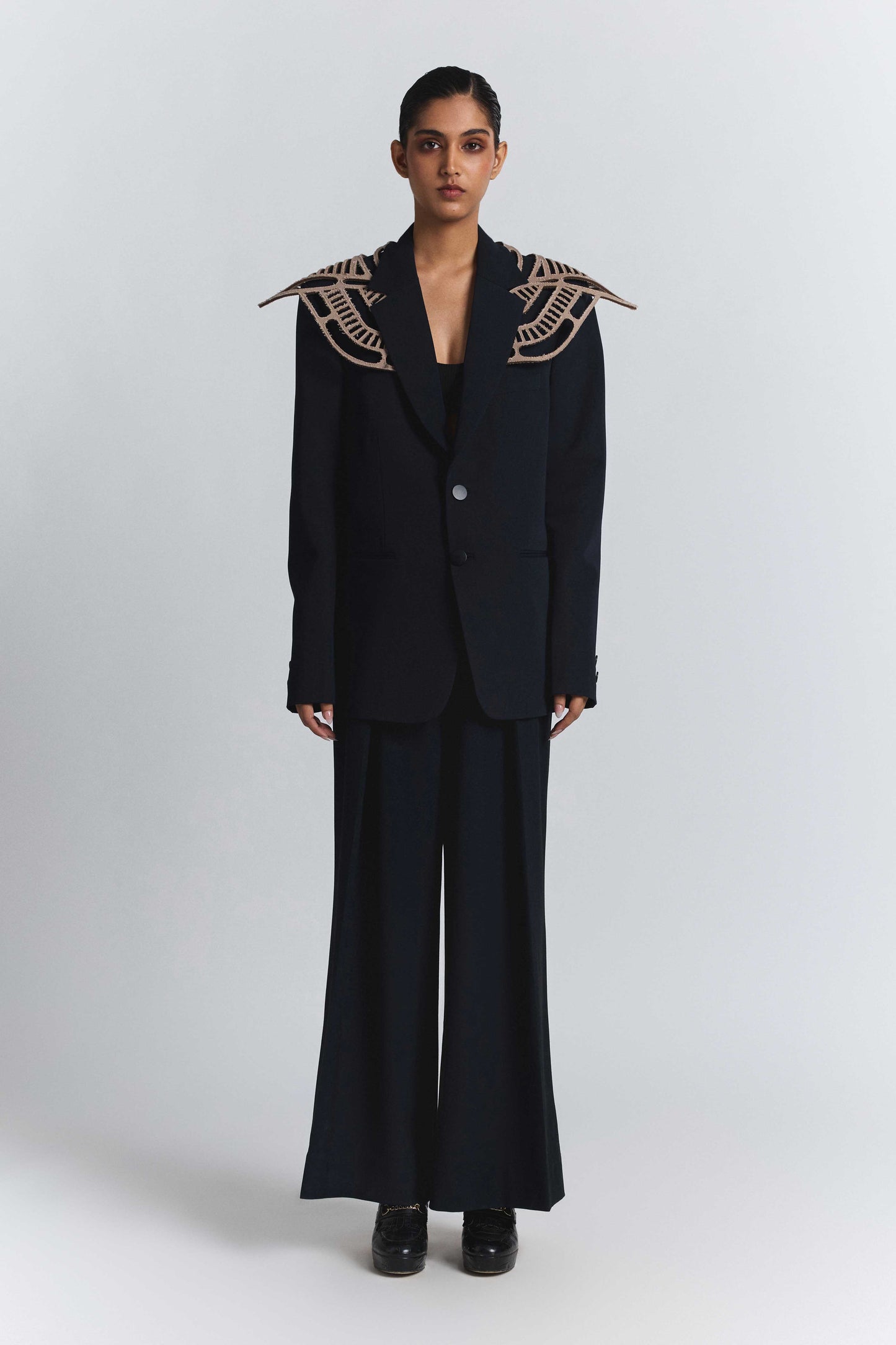 Laser Cut Panel blazer