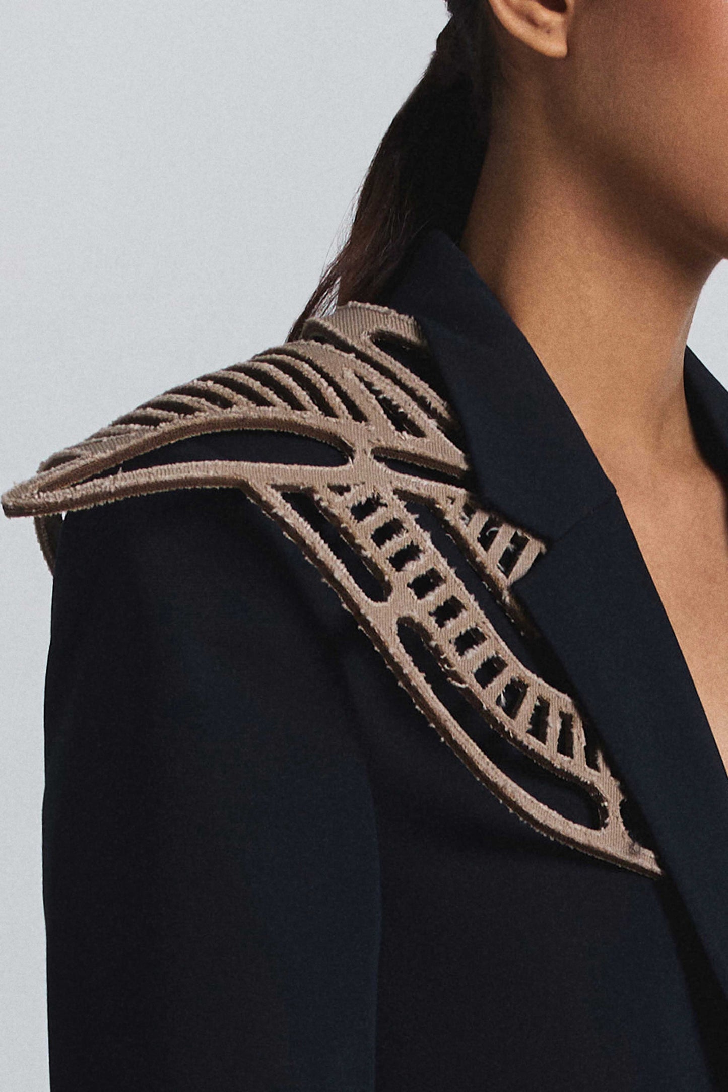 Laser Cut Panel blazer
