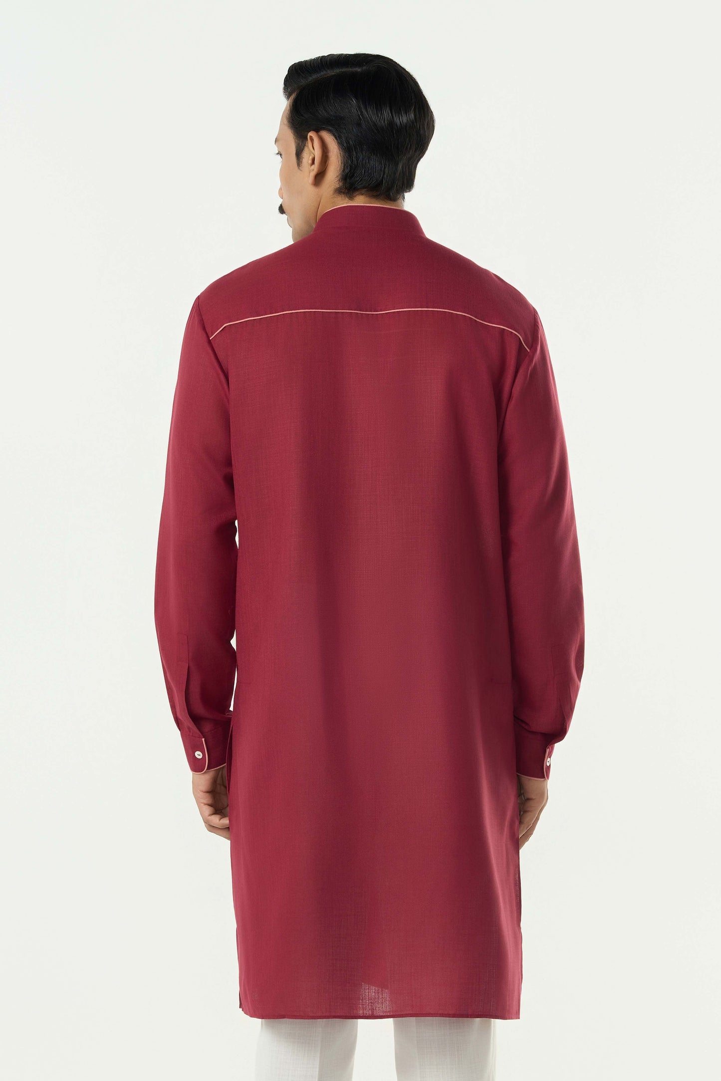 Lume City Kurta - Maroon