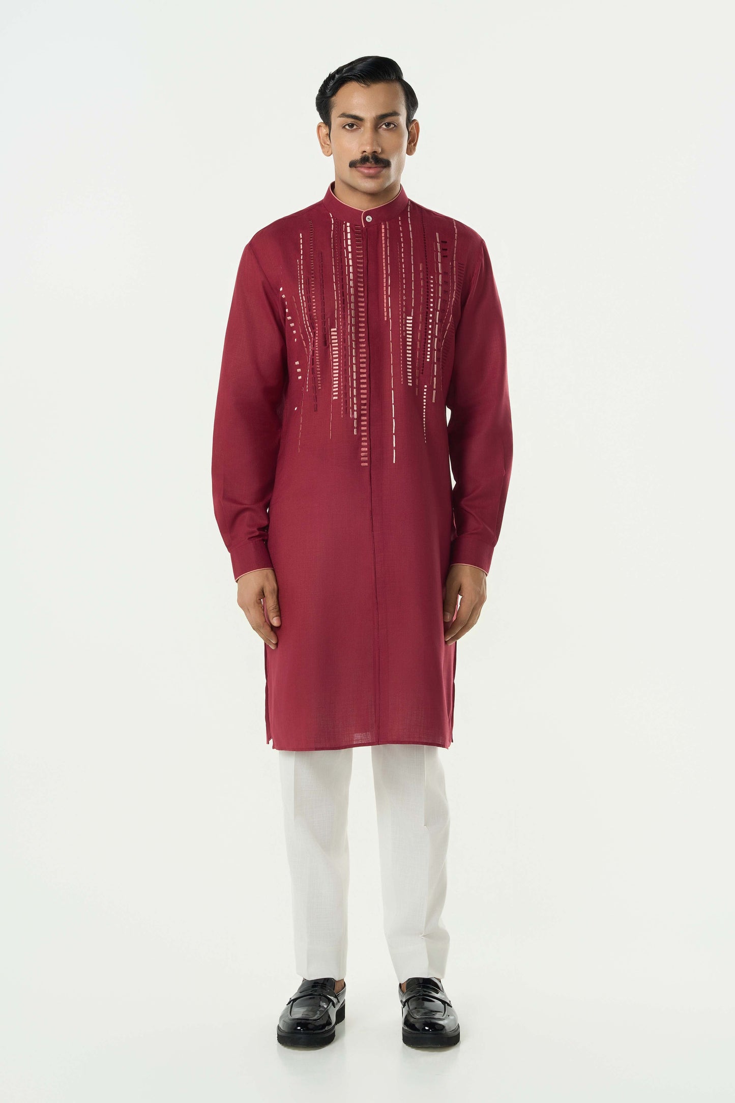 Lume City Kurta - Maroon