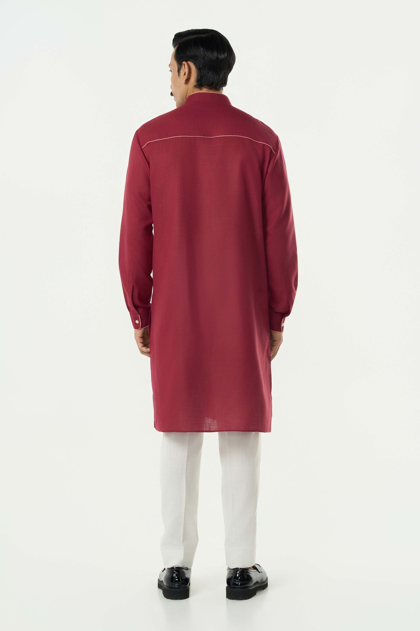 Lume City Kurta - Maroon