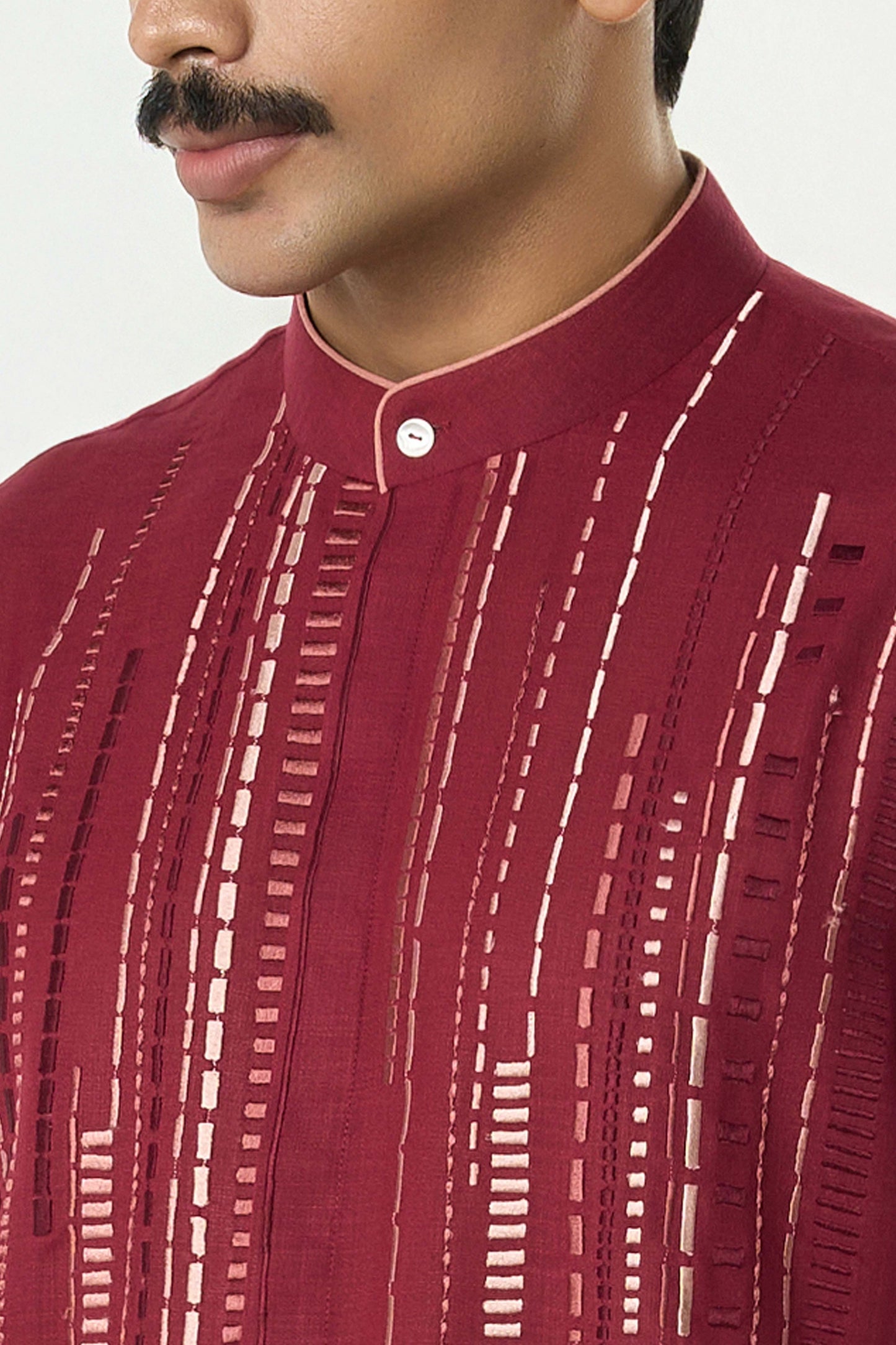 Lume City Kurta - Maroon