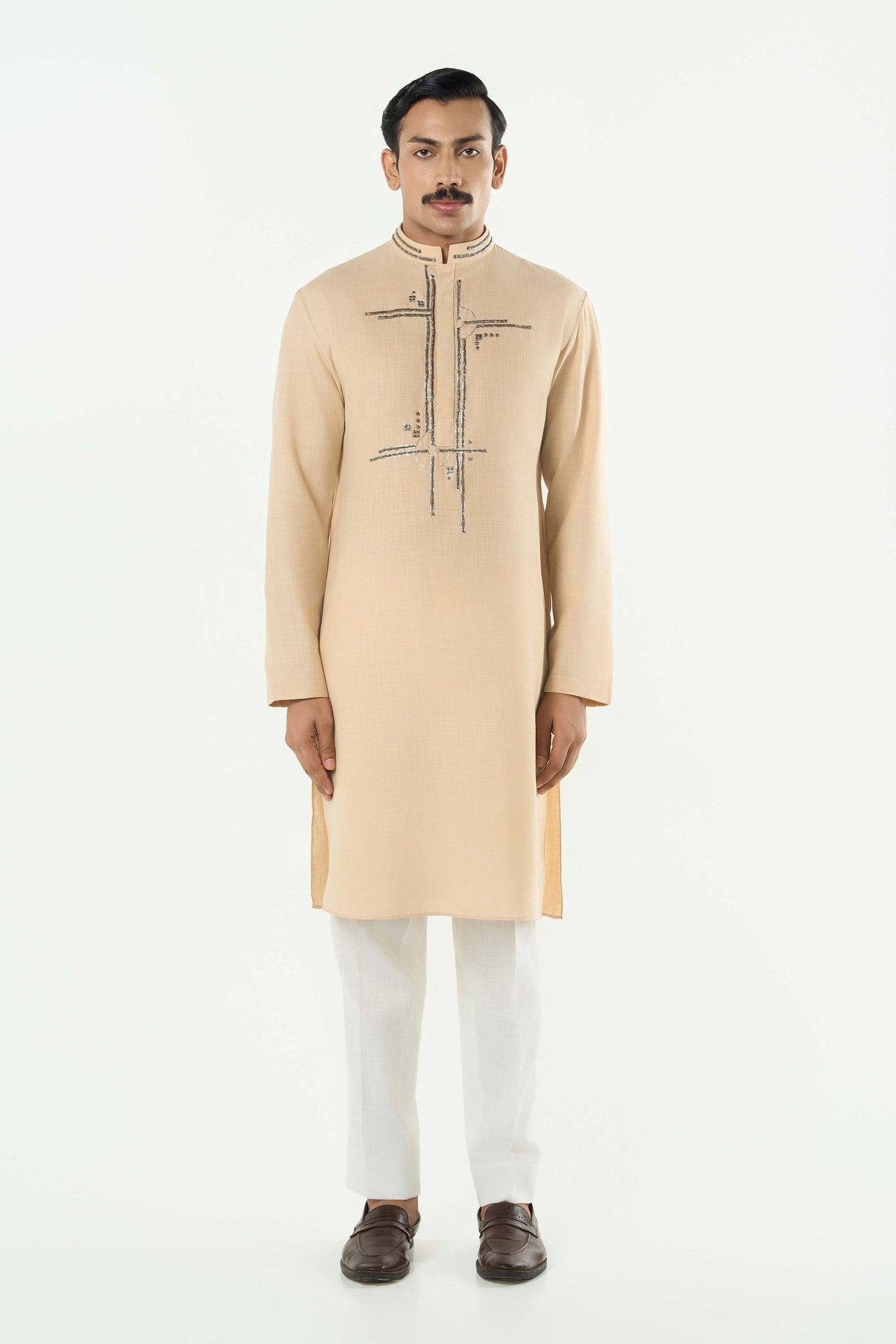 Lunar Bay Kurta - Beige
