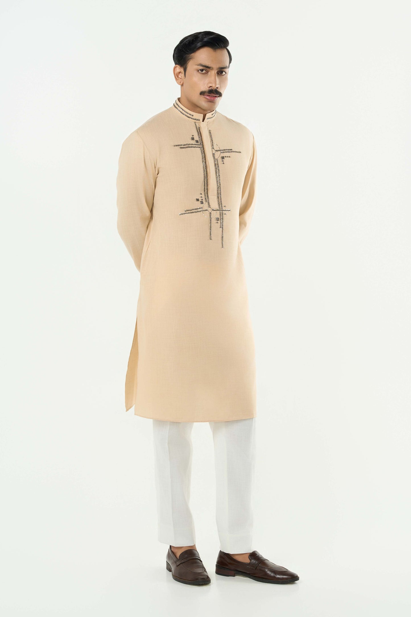 Lunar Bay Kurta - Beige