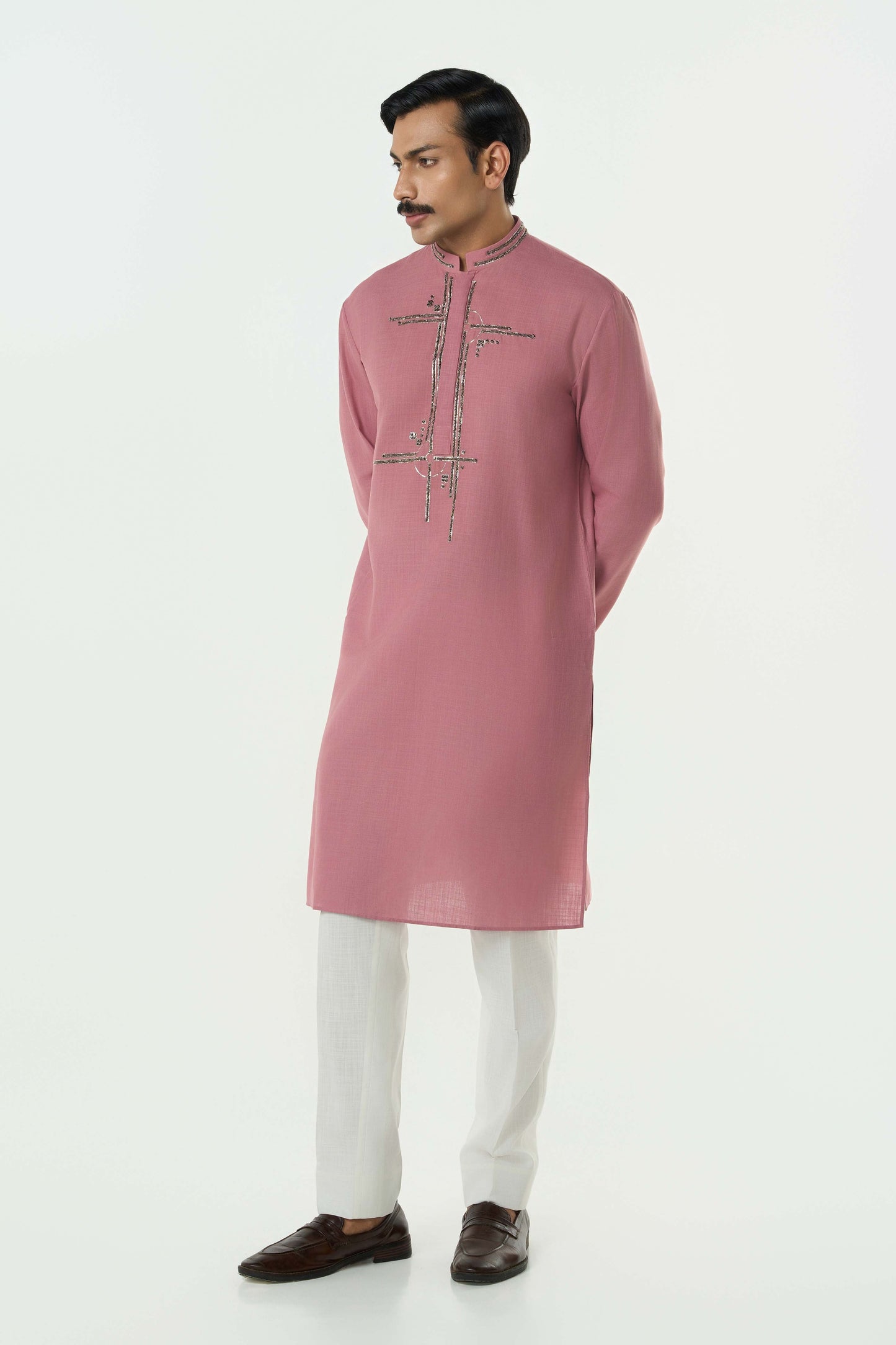 Lunar Bay Kurta - Pink