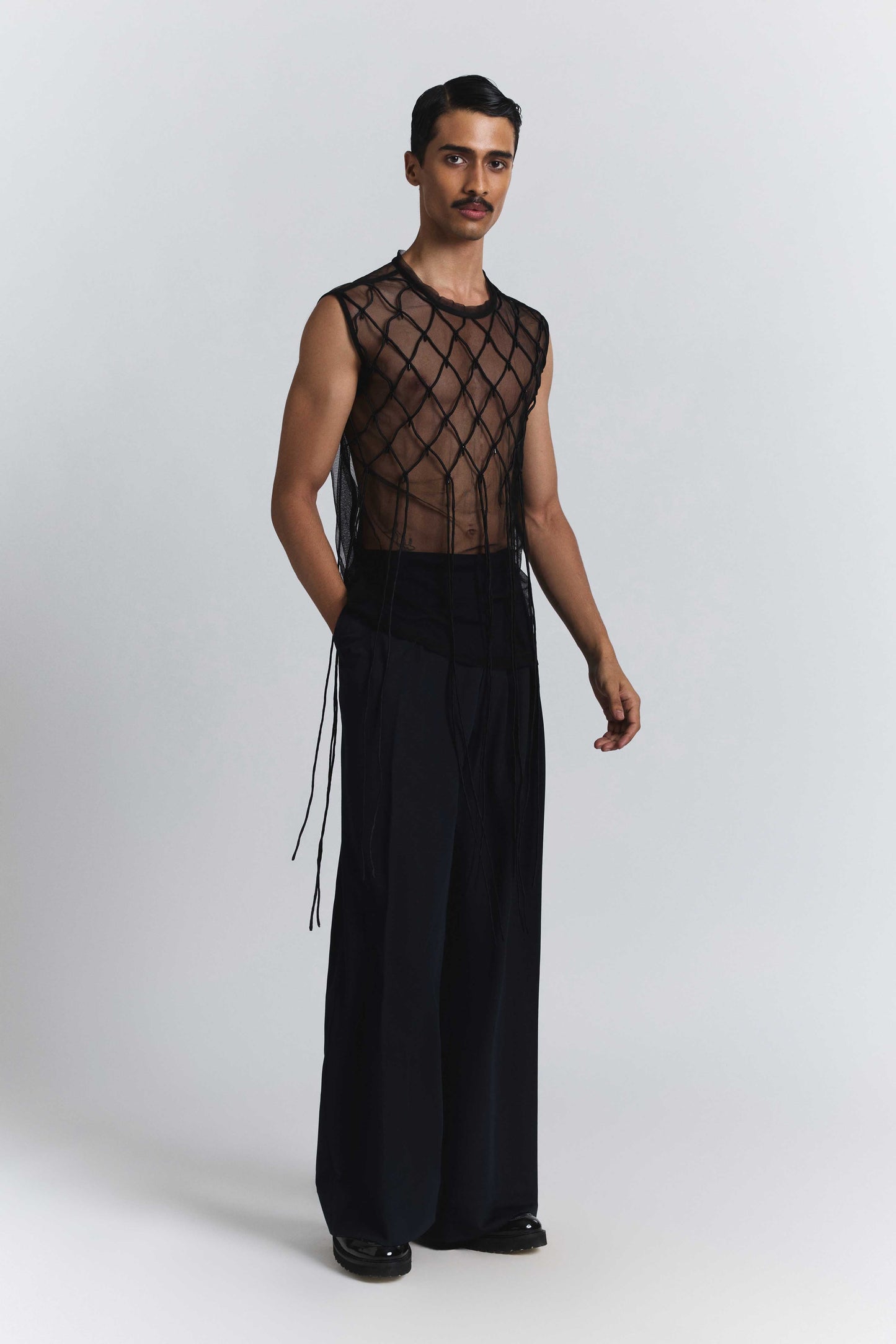 Netted Grid Vest