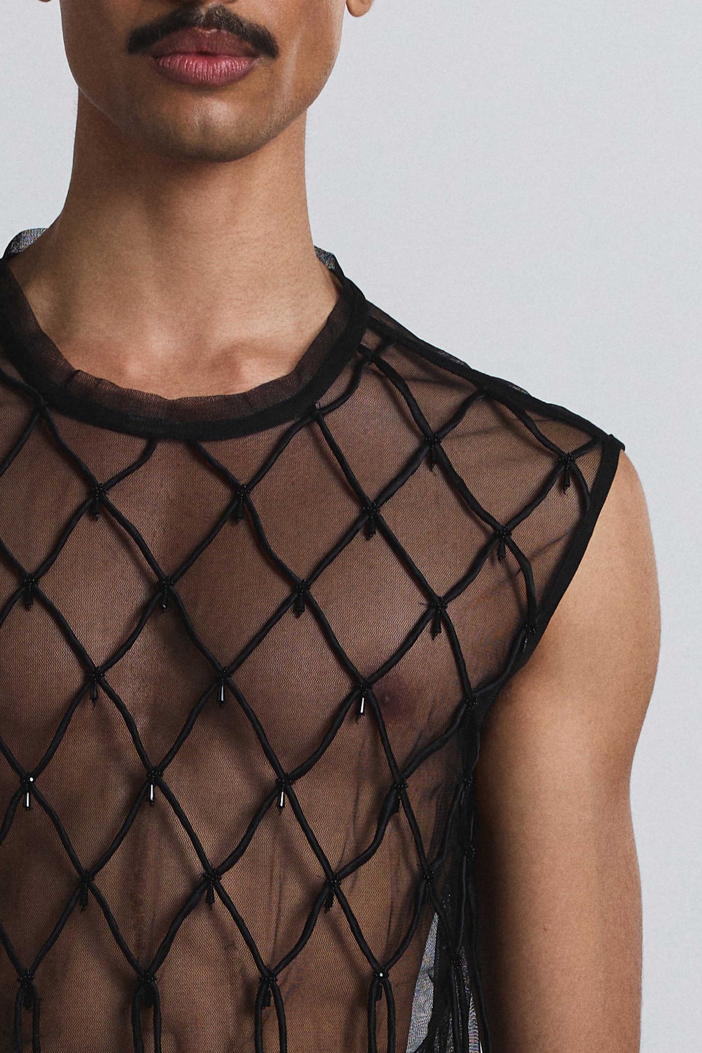 Netted Grid Vest