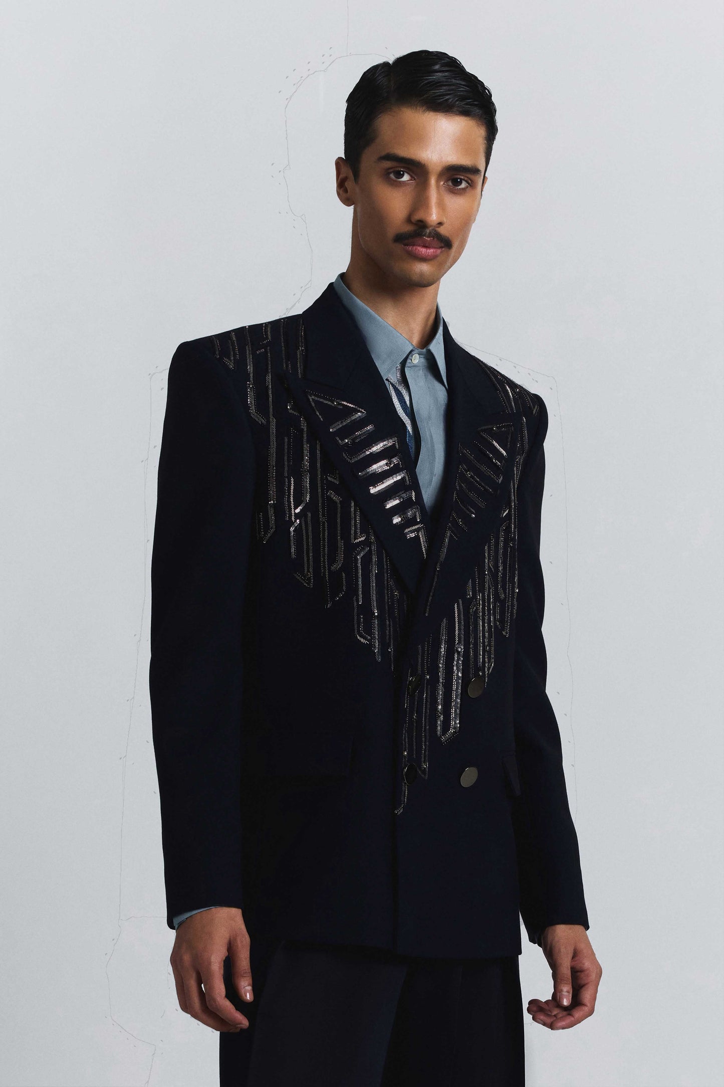 Shard Double-Breasted Blazer