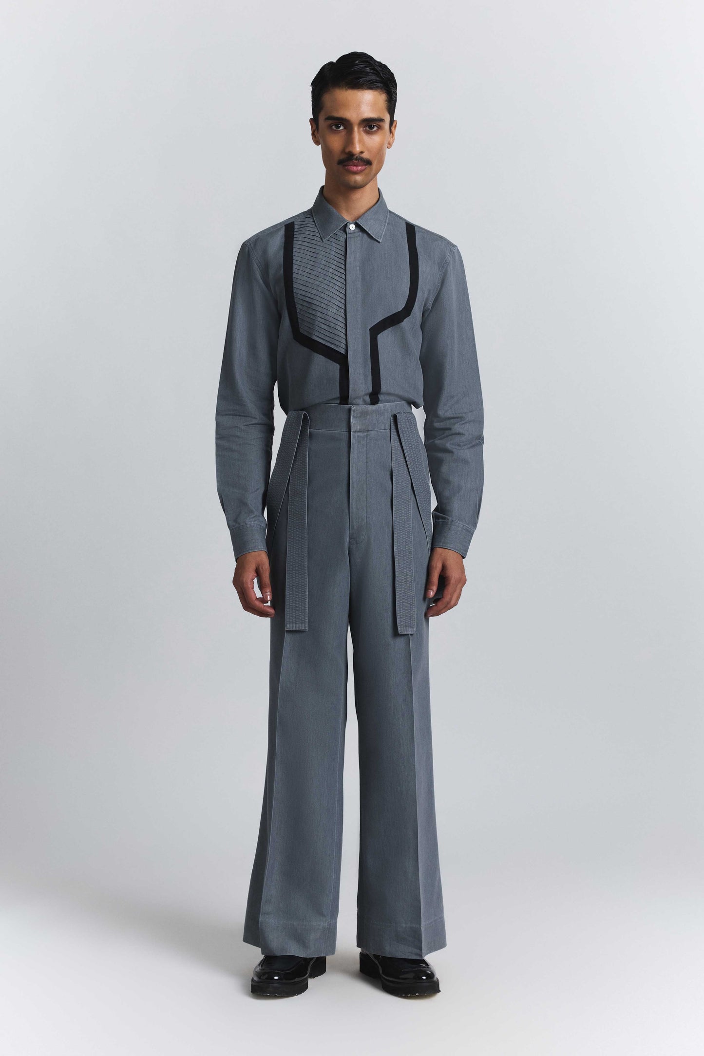 Structured Suspender Trousers
