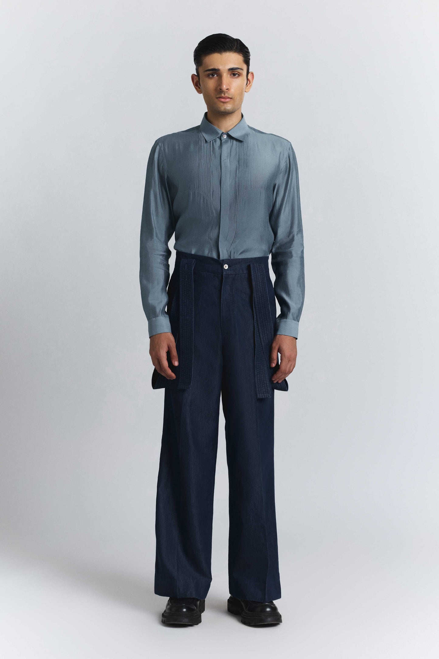Structured Suspender Trousers