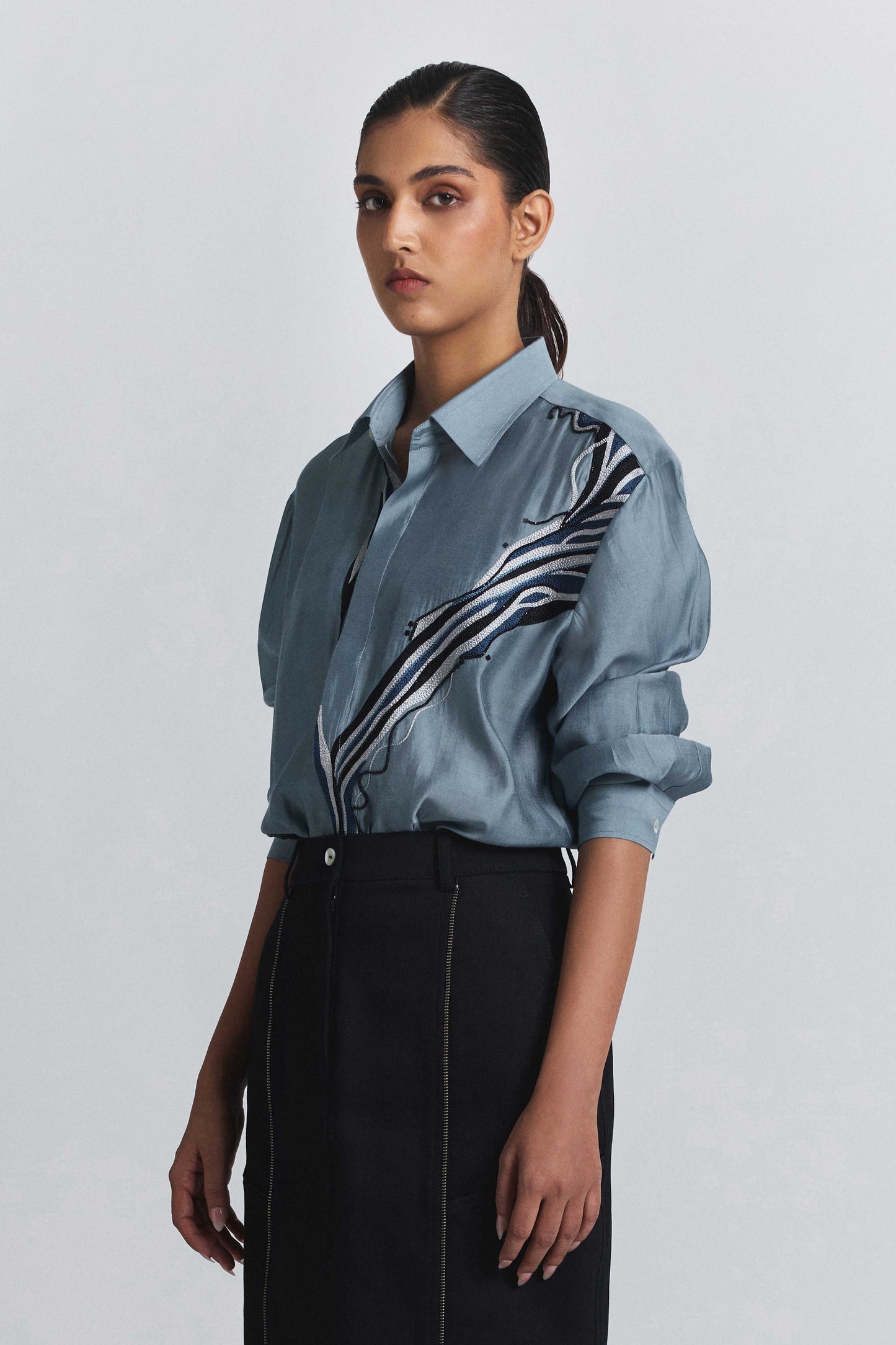 The Abstract Embroidery Shirt