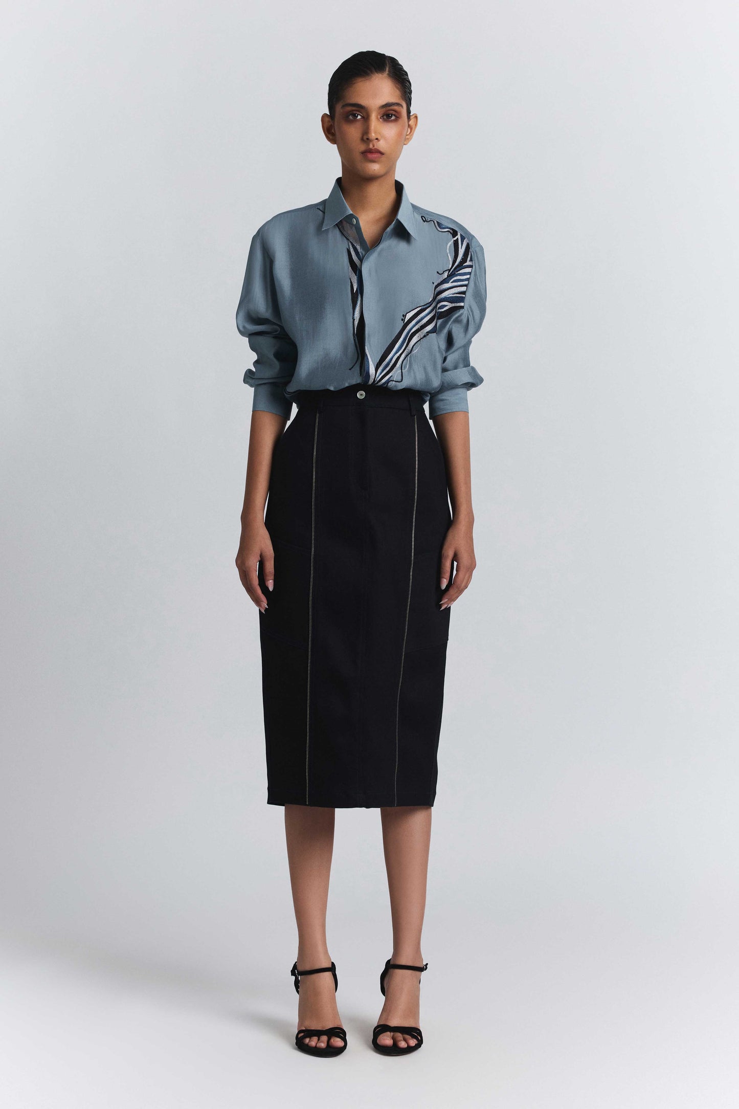 The Abstract Embroidery Shirt